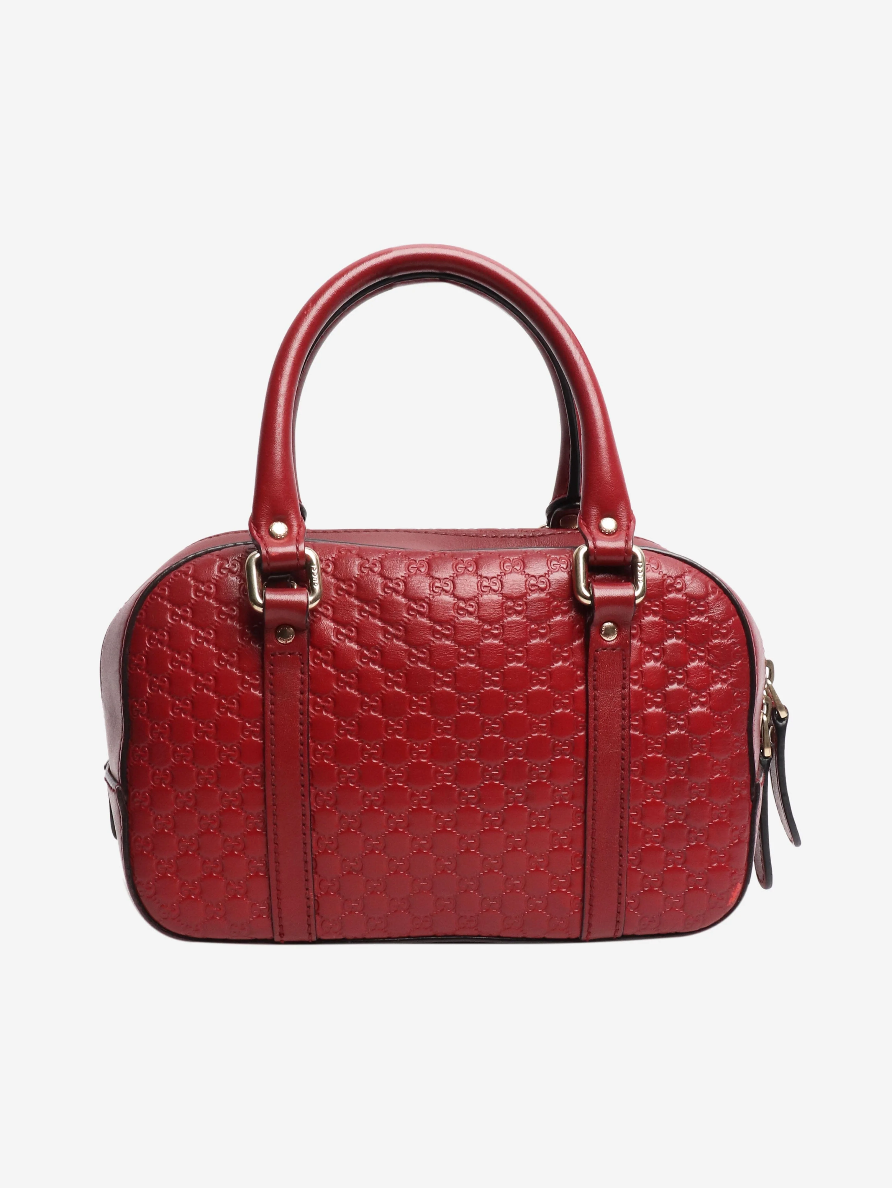 Red Micro Guccissima leather shoulder bag - Image 3