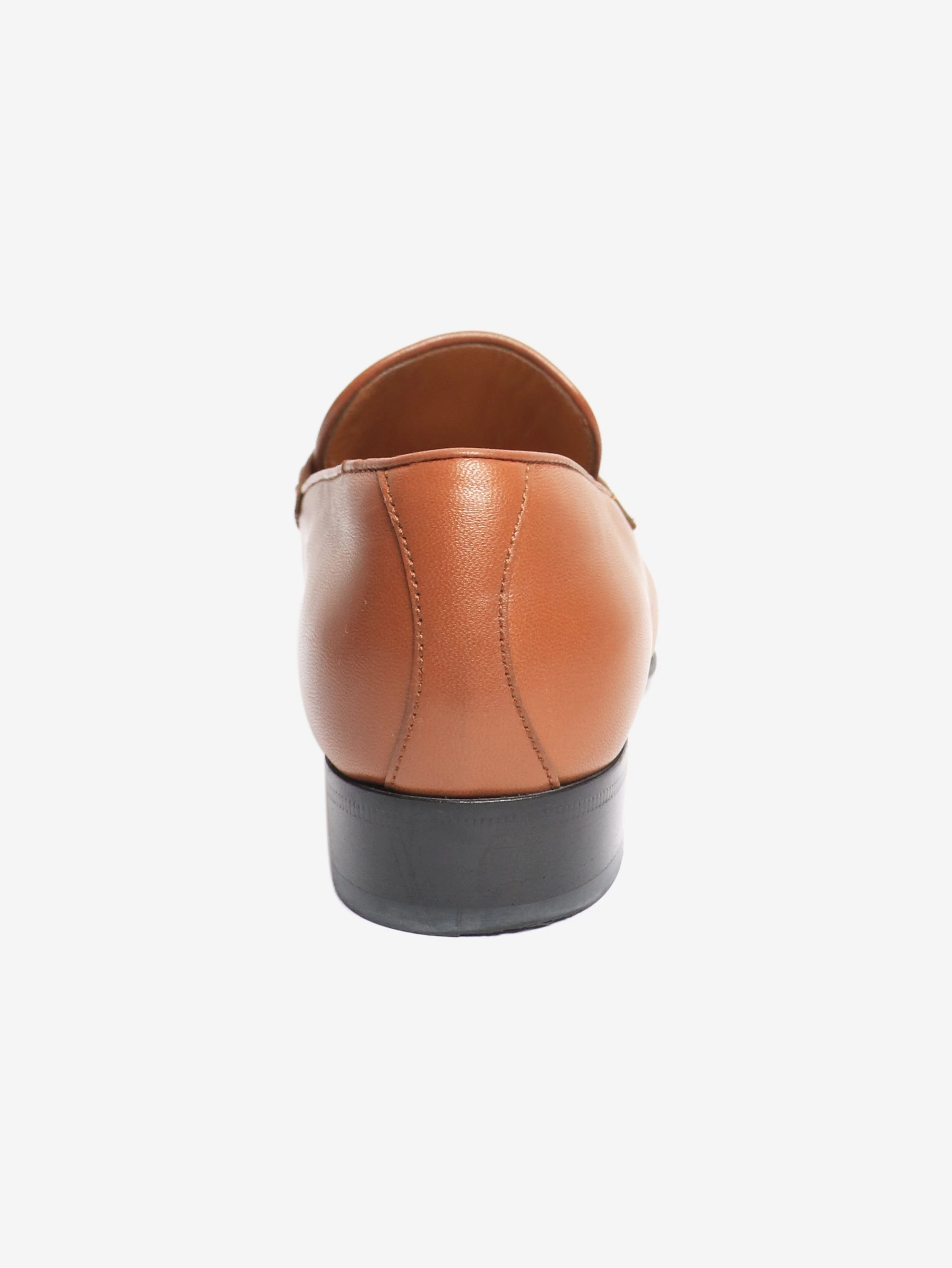 Tan leather loafers - size EU 38 - Image 5