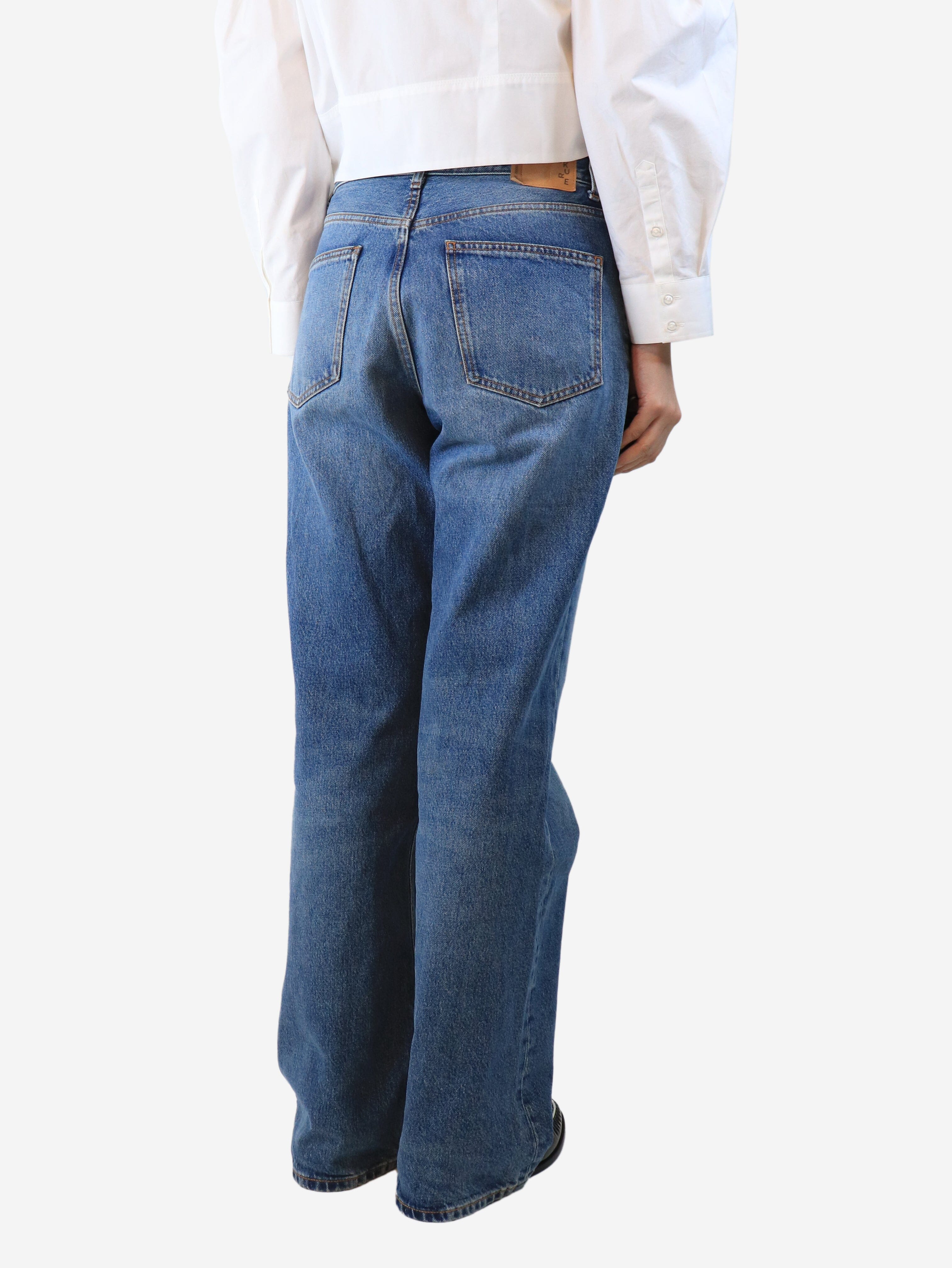 Blue relaxed-fit jeans - size UK 10 - Image 3