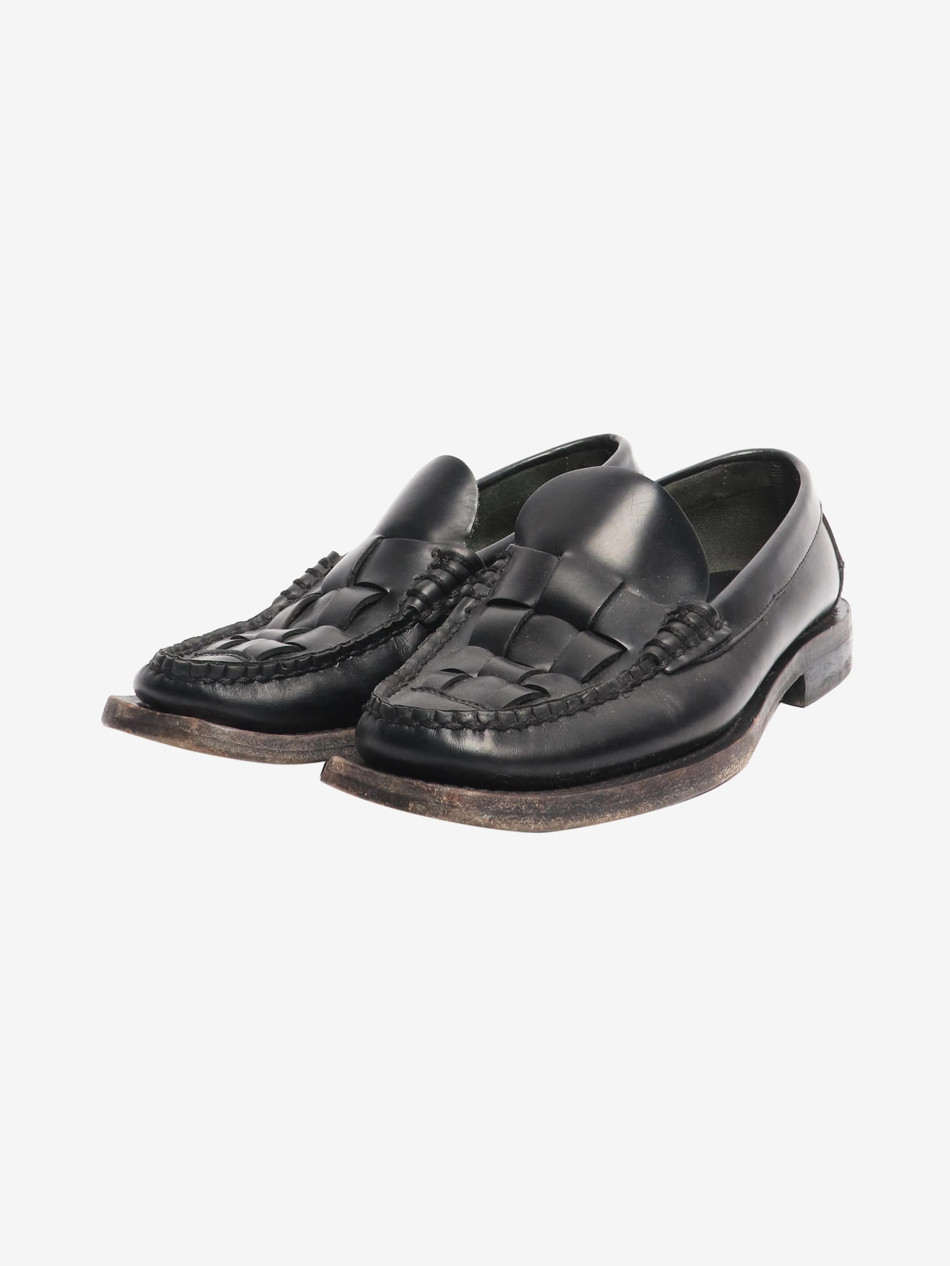 Black woven loafers - size EU 37 (UK 4) - Image 2