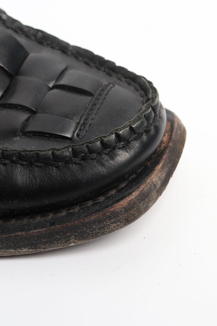 Black woven loafers - size EU 37 (UK 4) - Image 5
