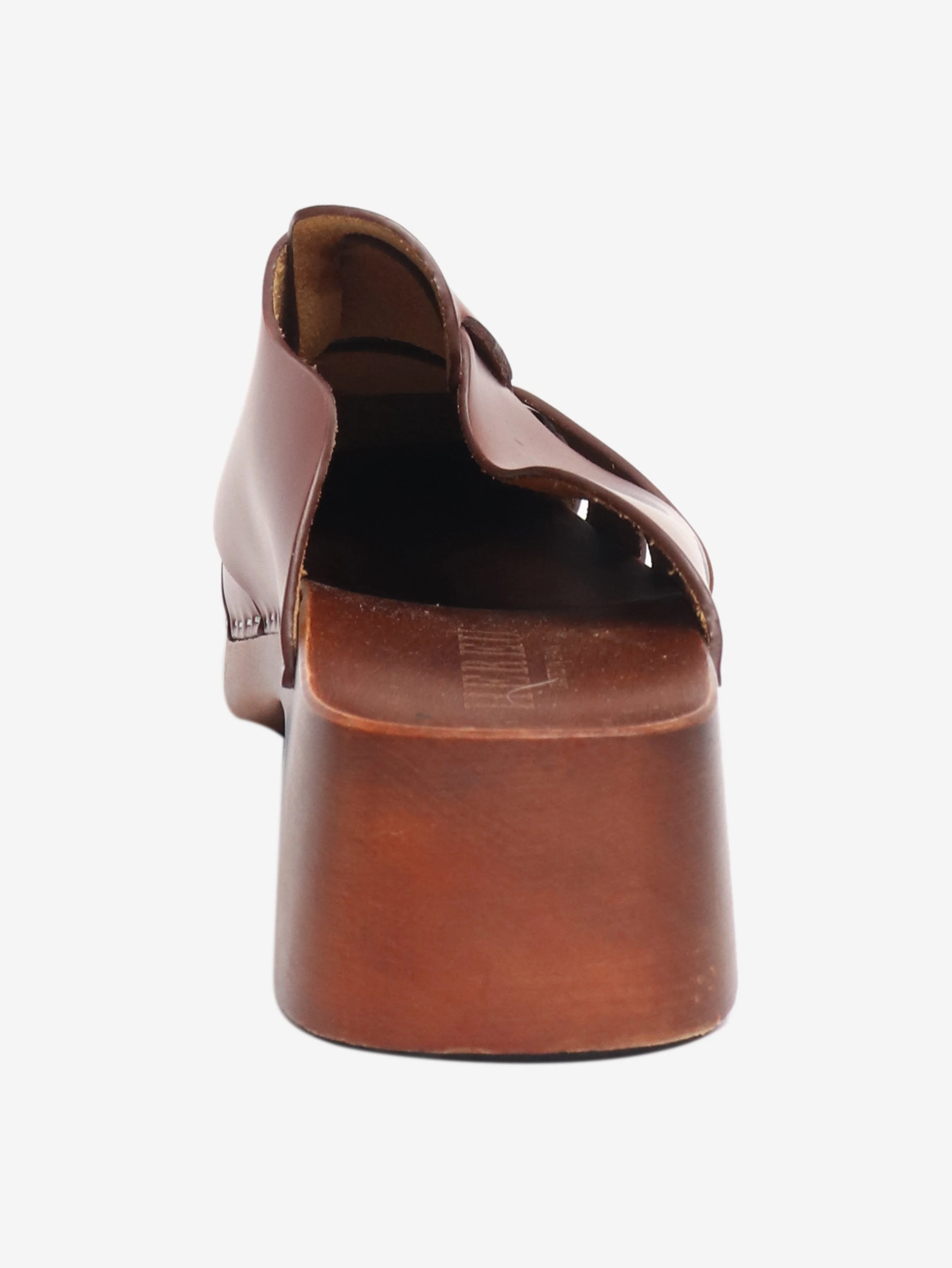 Tan Licia square-toe fisherman clogs - size EU 40 - Image 3