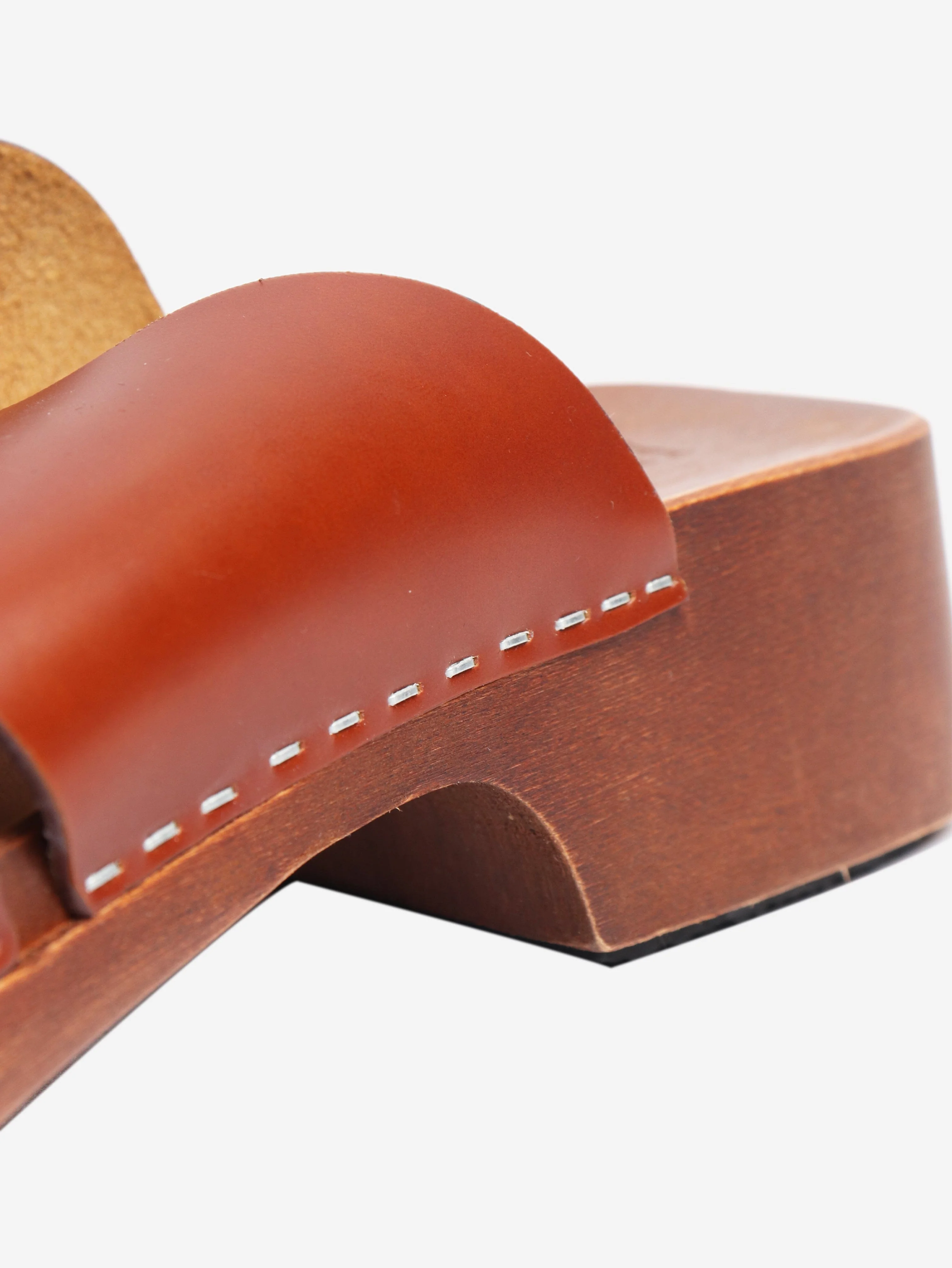 Tan Licia square-toe fisherman clogs - size EU 40 - Image 5