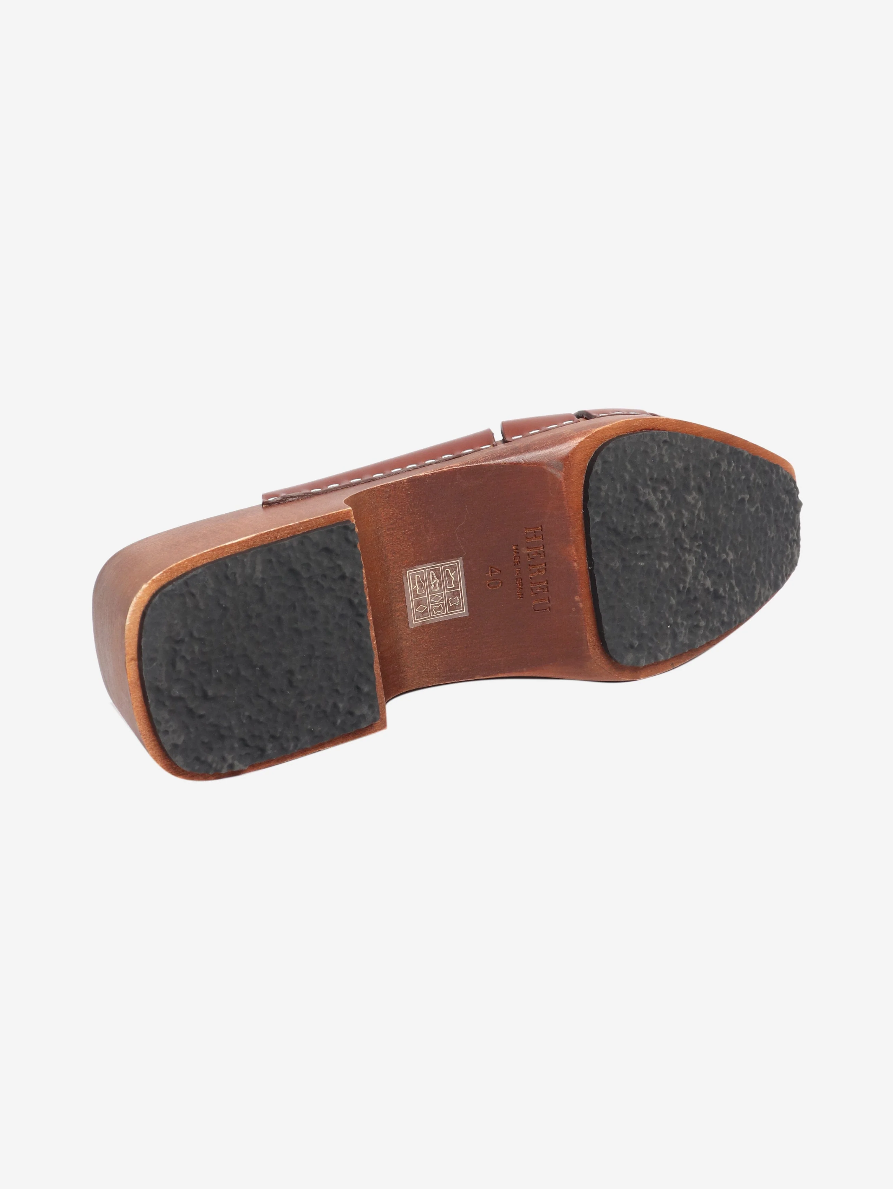Tan Licia square-toe fisherman clogs - size EU 40 - Image 6
