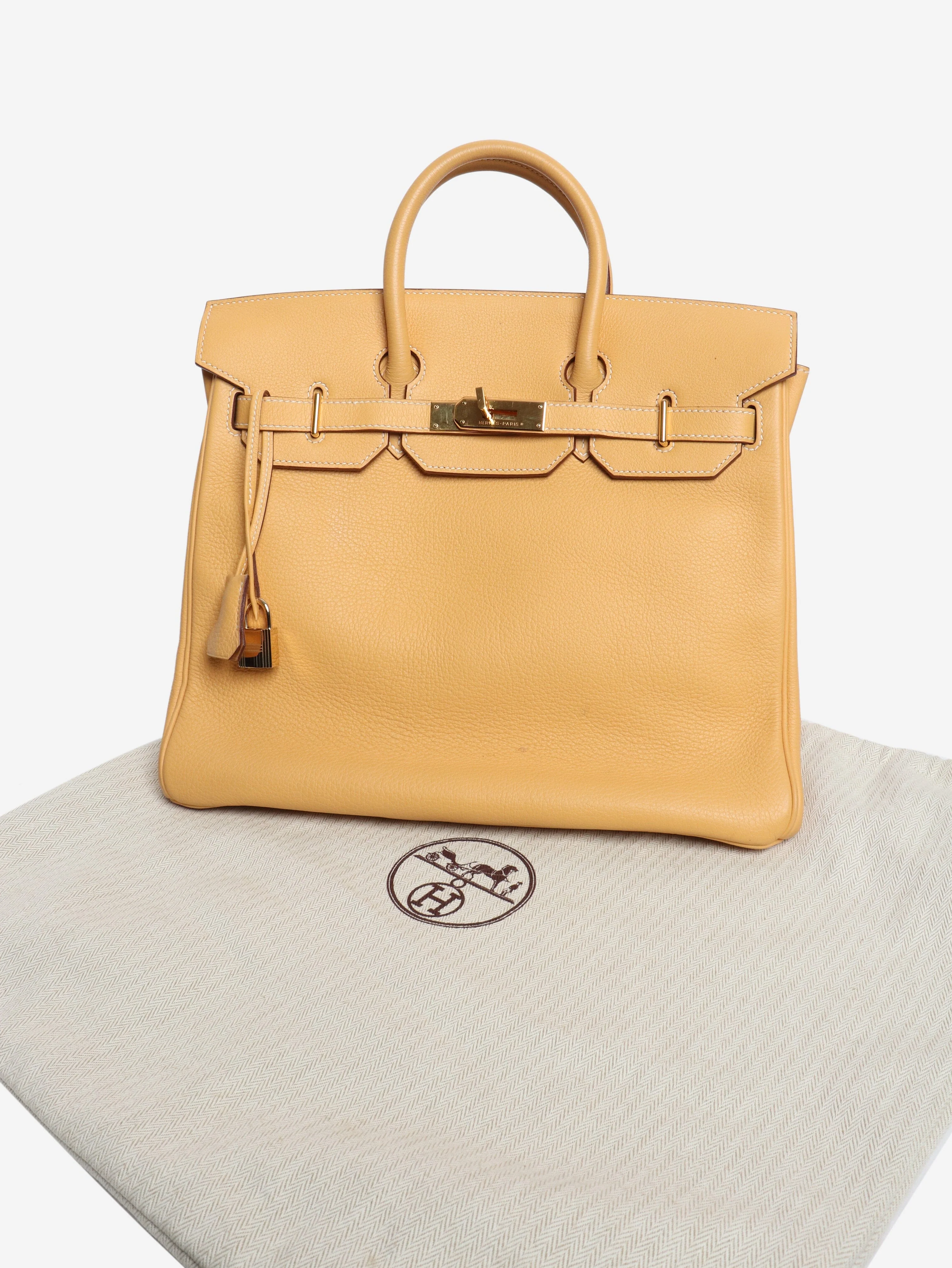 Amber vintage 2004 Birkin 30 HAC bag - Image 10