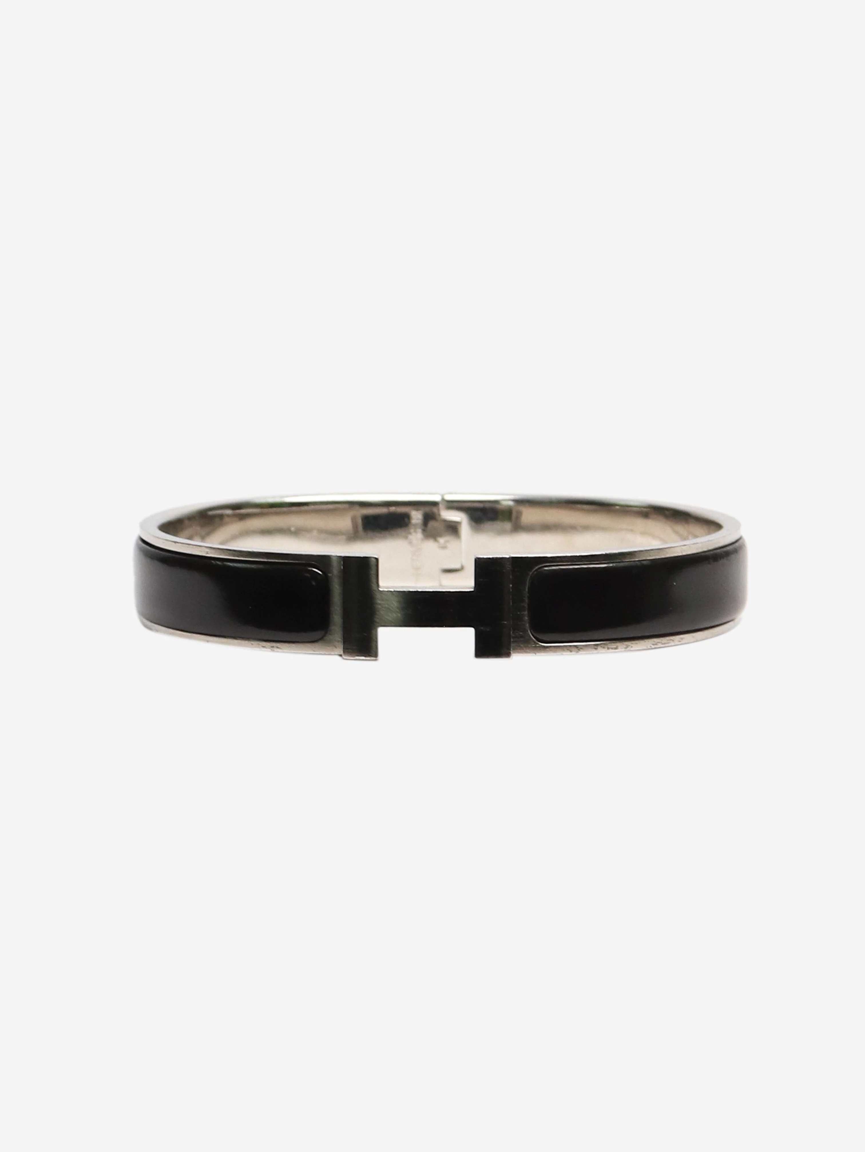 Matte black Clic H bracelet