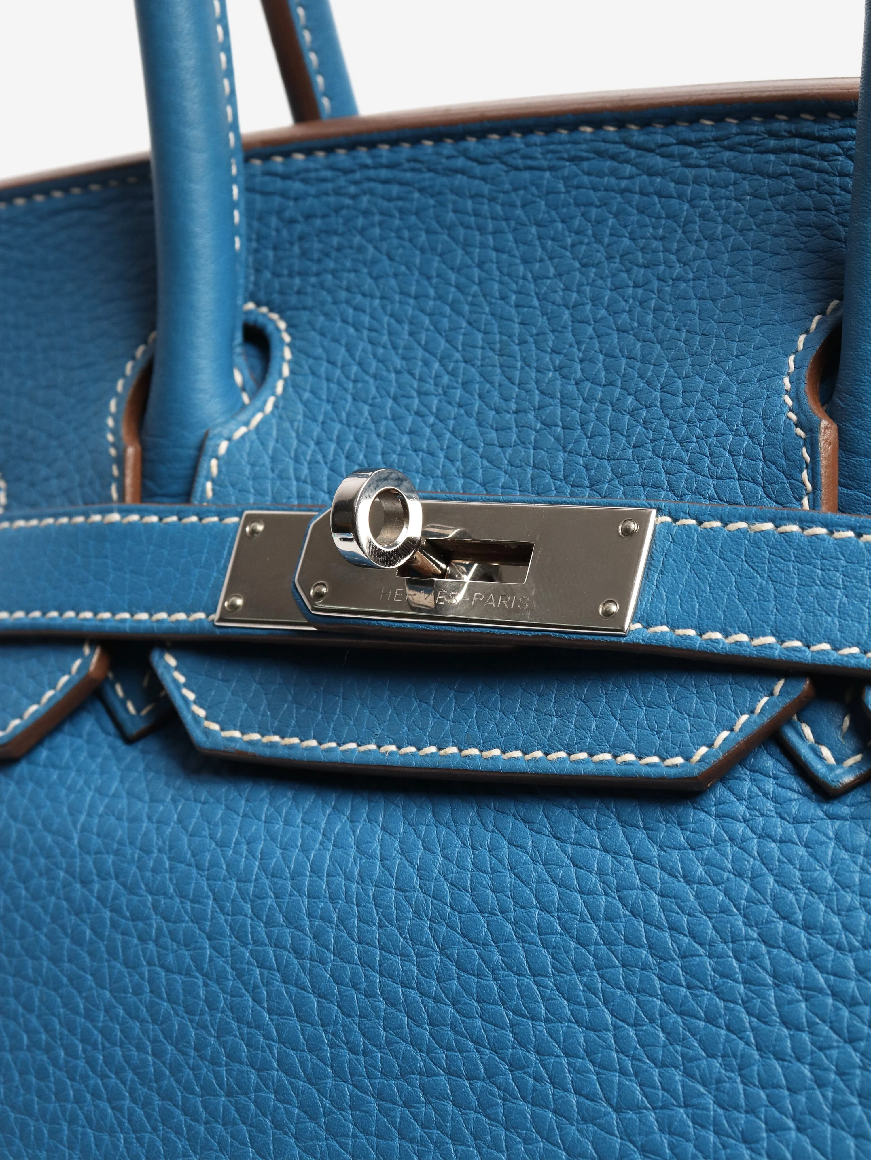 Blue 2011 Birkin 30 bag - Image 6