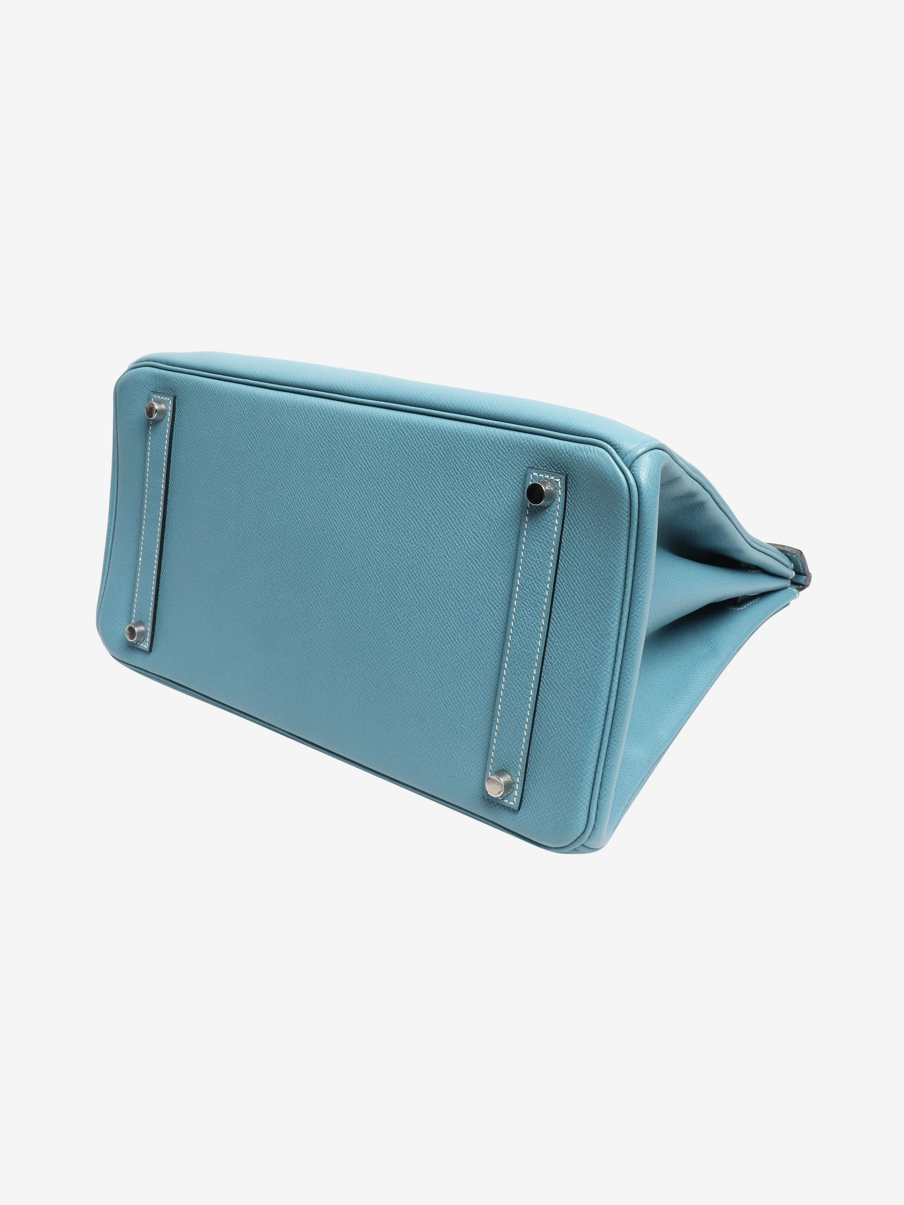 Blue birkin 35 epsom leather - Image 5