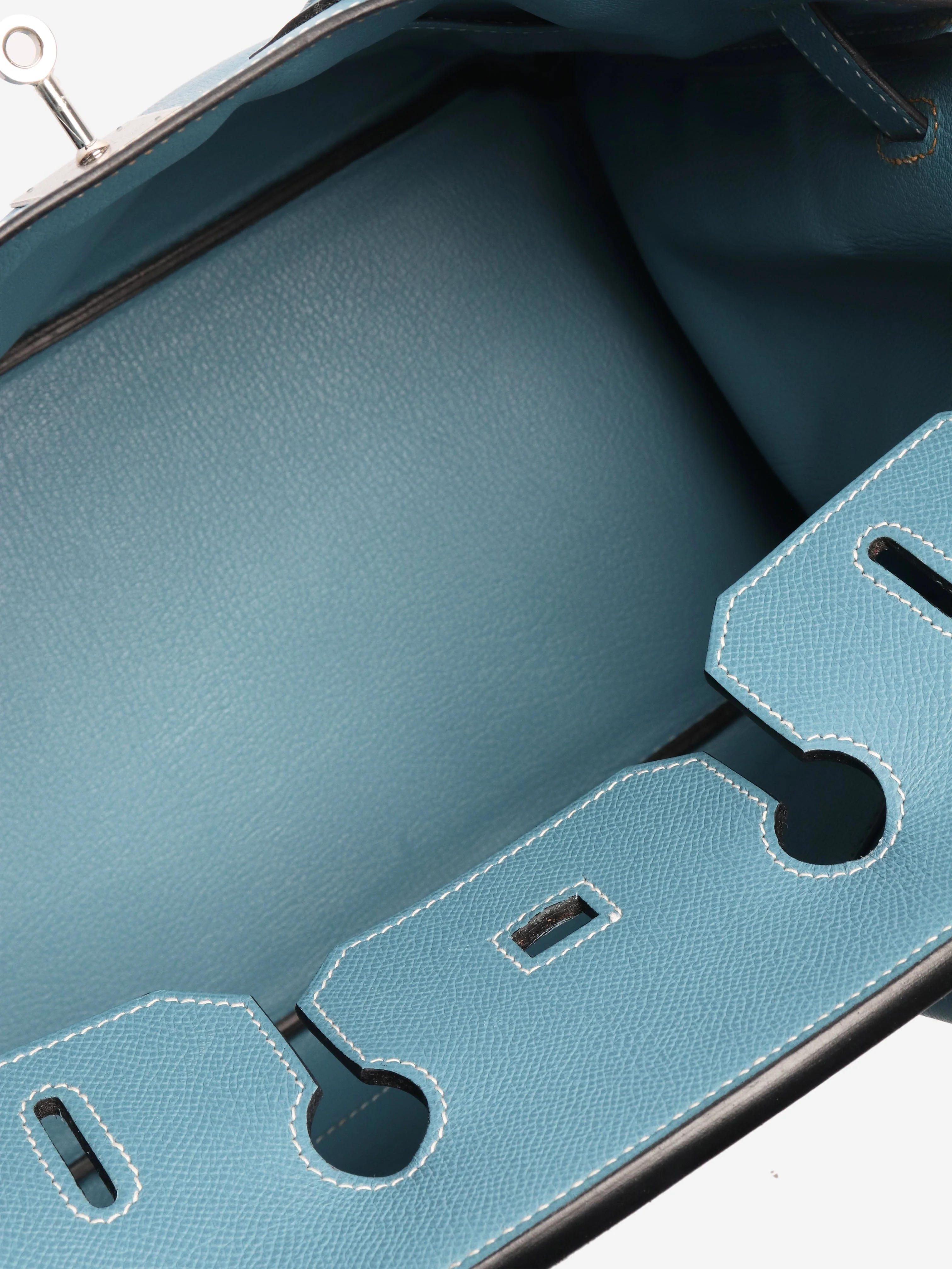 Blue birkin 35 epsom leather - Image 7