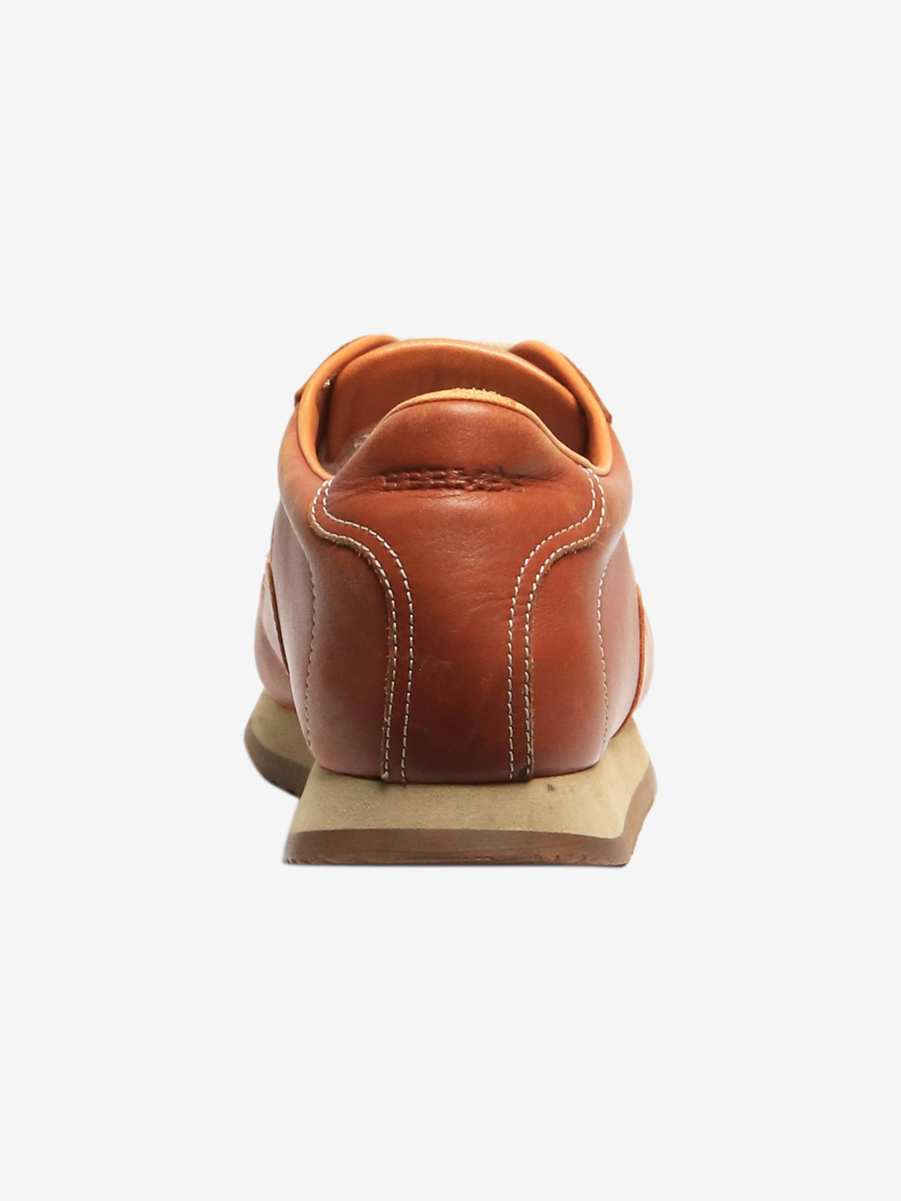 Brown leather trainers - size EU 38.5 (UK 5.5) - Image 3
