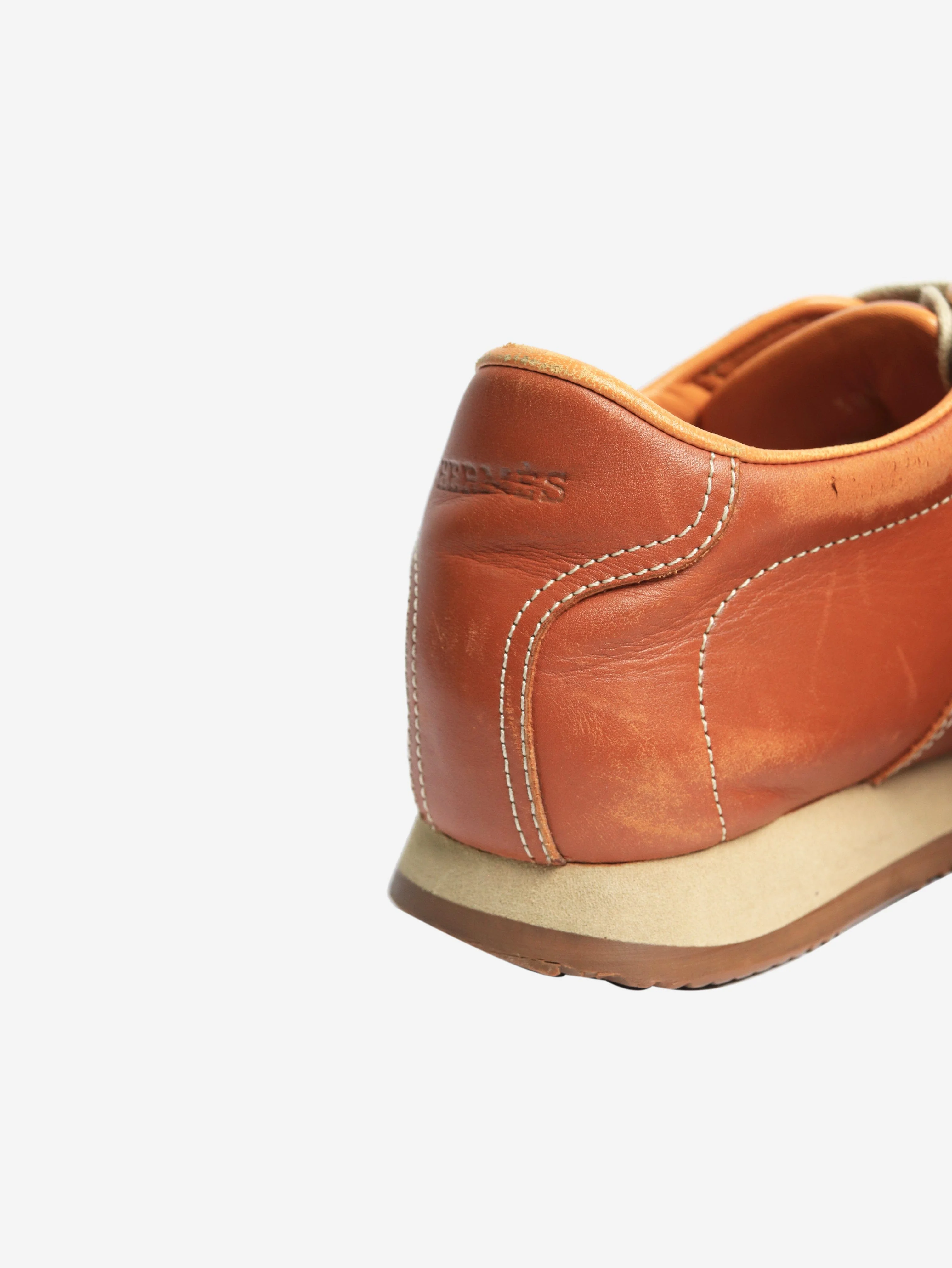 Brown leather trainers - size EU 38.5 (UK 5.5) - Image 5