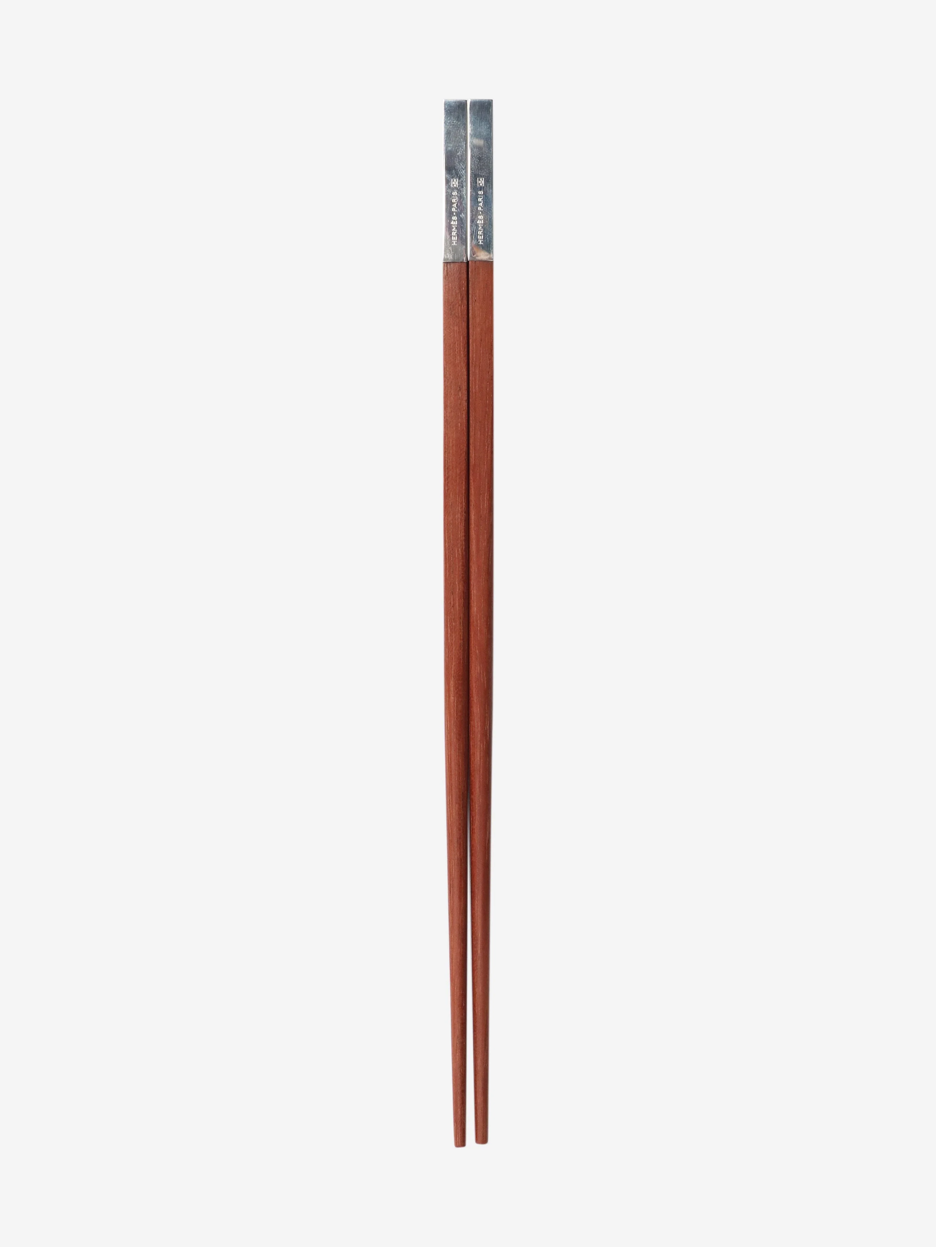 Brown wooden chopsticks - Image 3