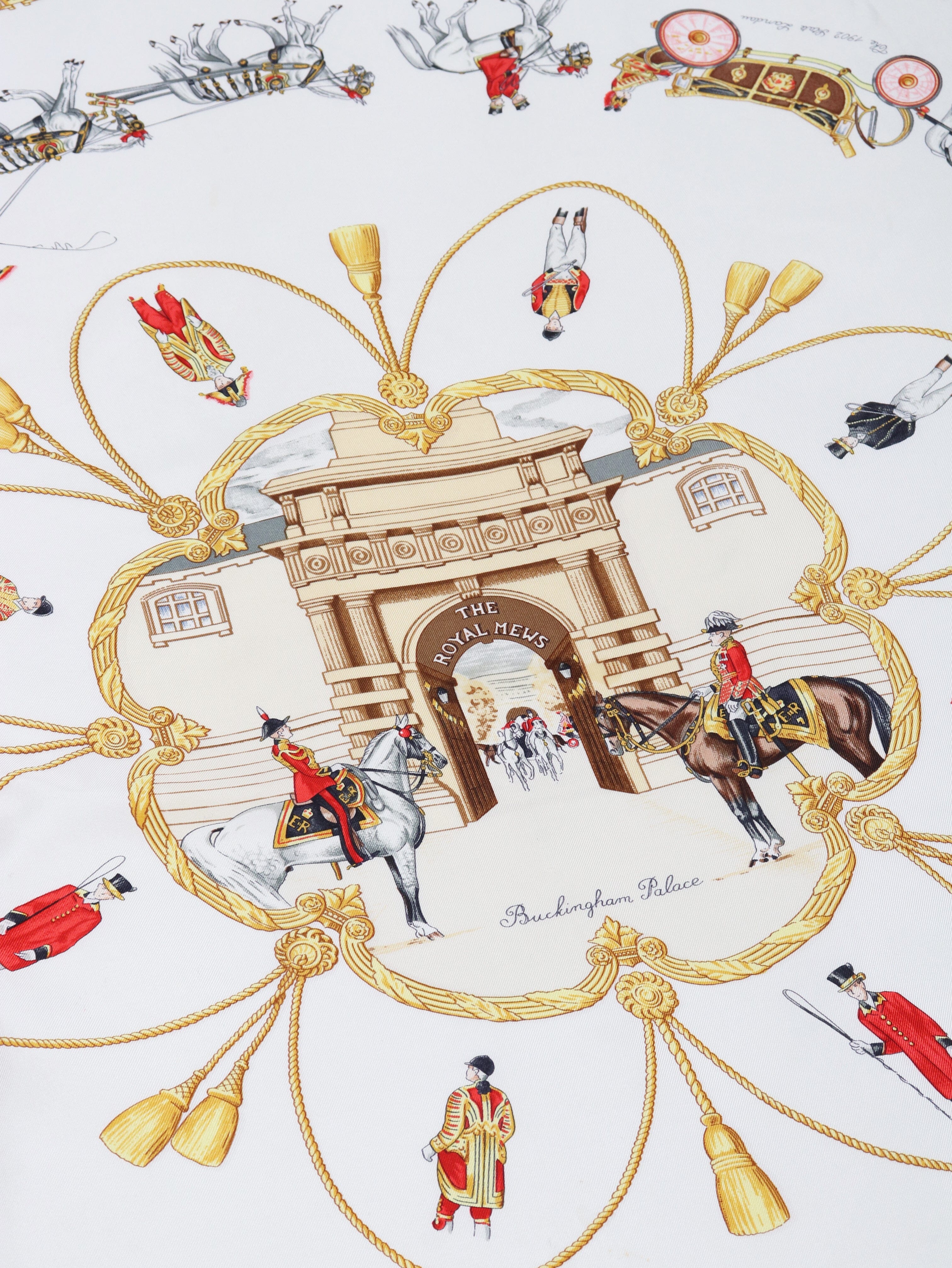 Cream The royal mews scarf - Image 3