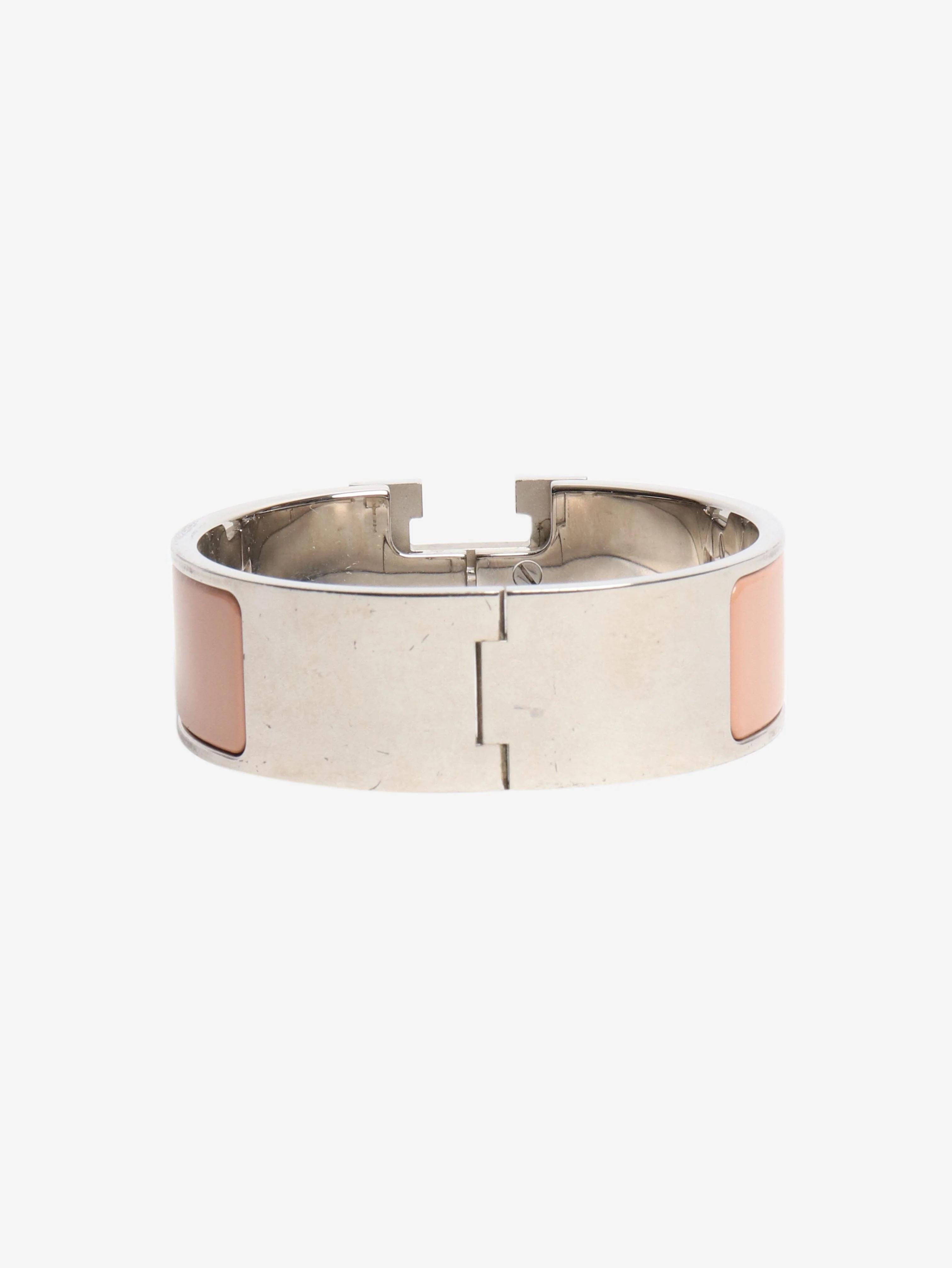 Dust pink jumbo clic clac H bracelet - Image 3