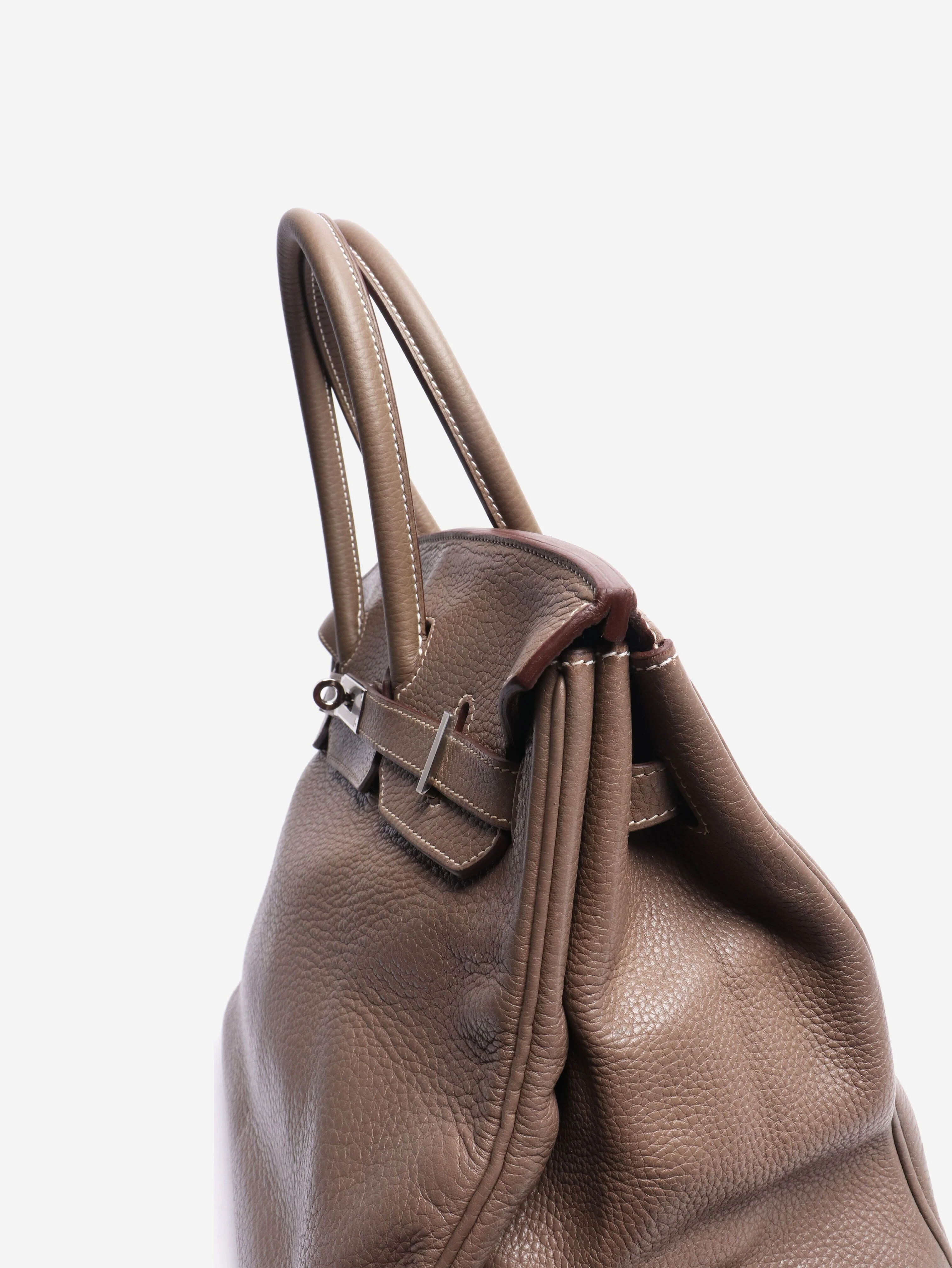 Etoupe 2008 Birkin 35 bag in Clemence leather - Image 5
