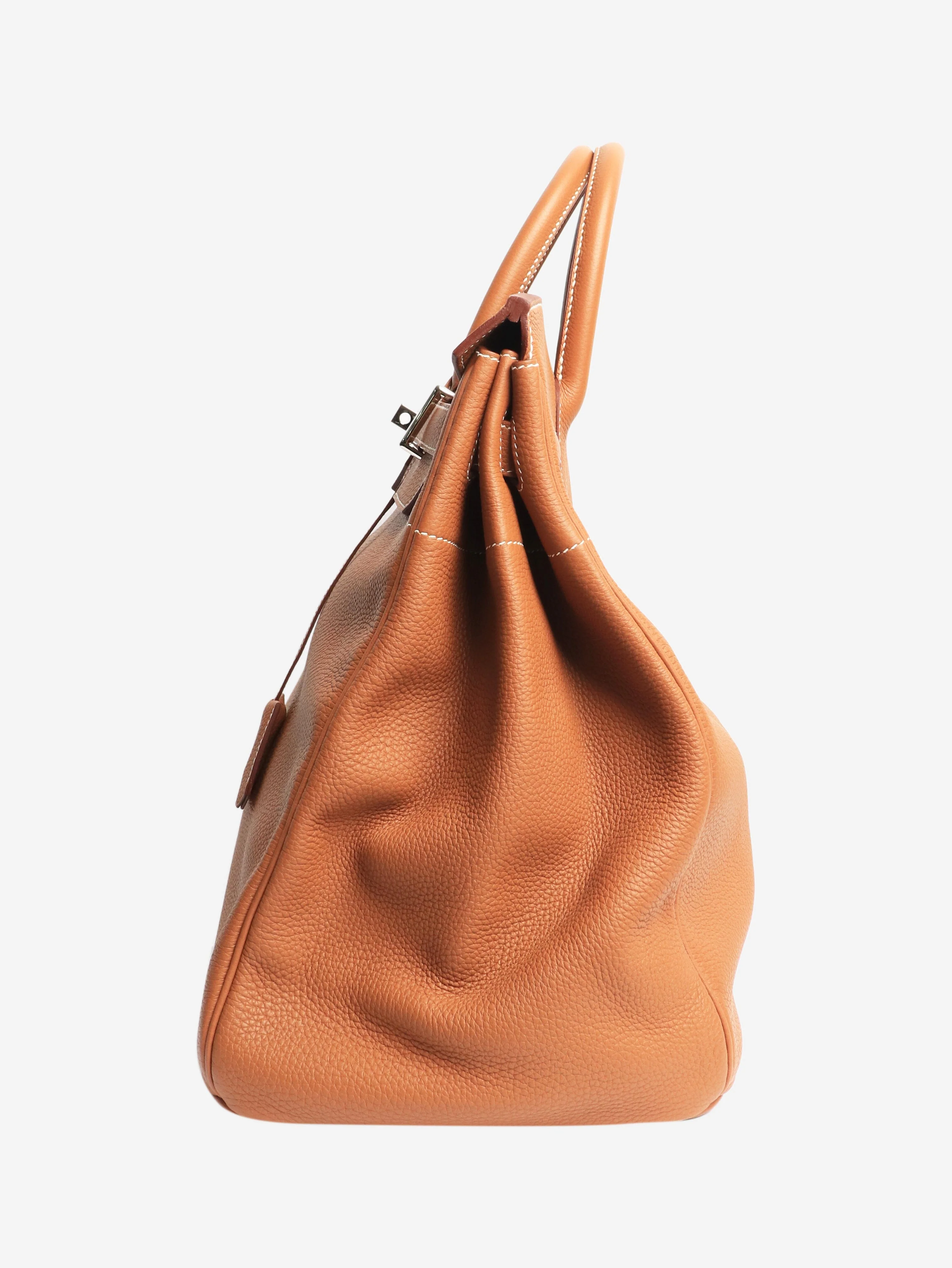 Gold HAC Birkin 40 bag in Togo leather - Image 2