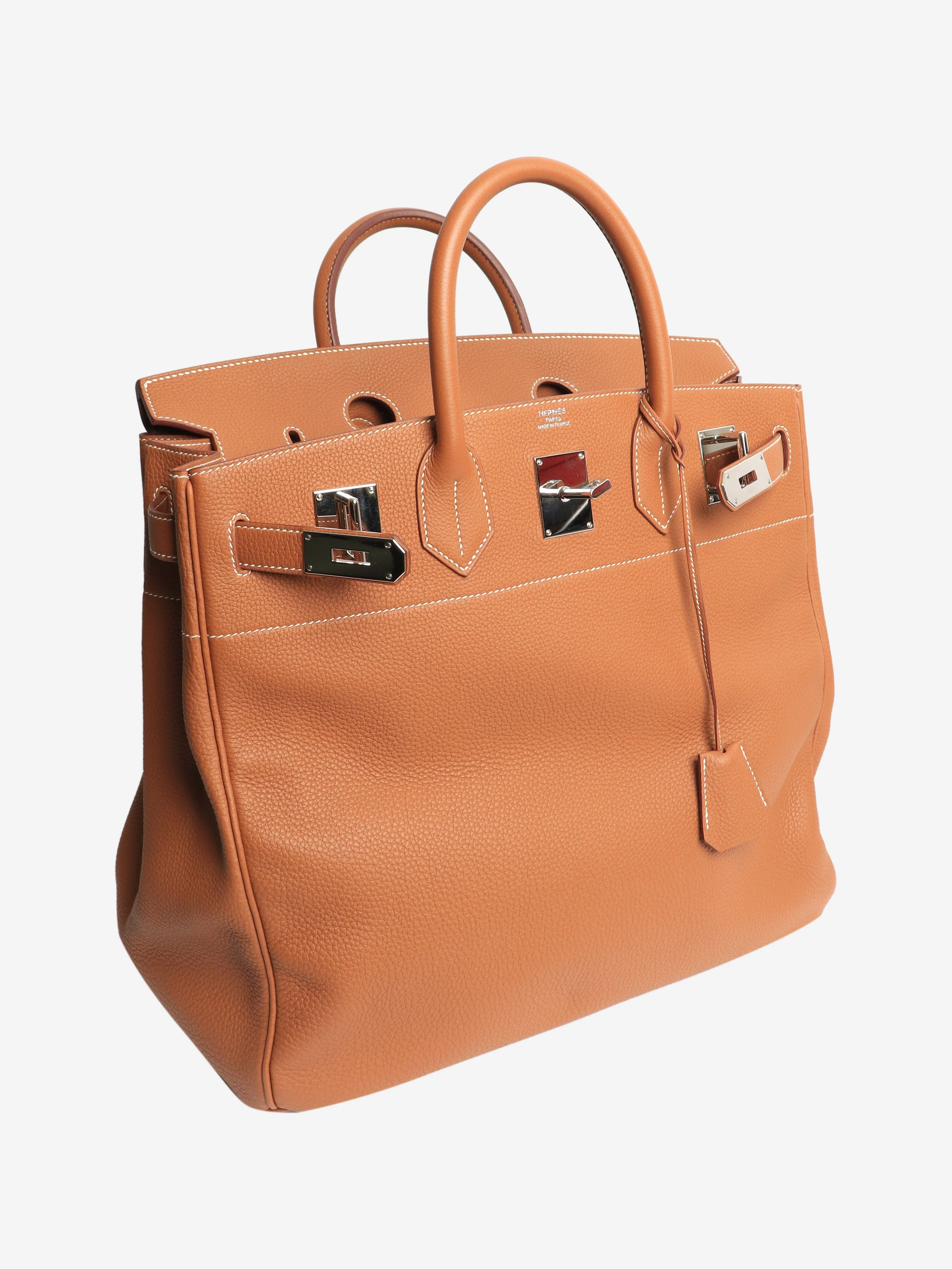 Gold HAC Birkin 40 bag in Togo leather - Image 4