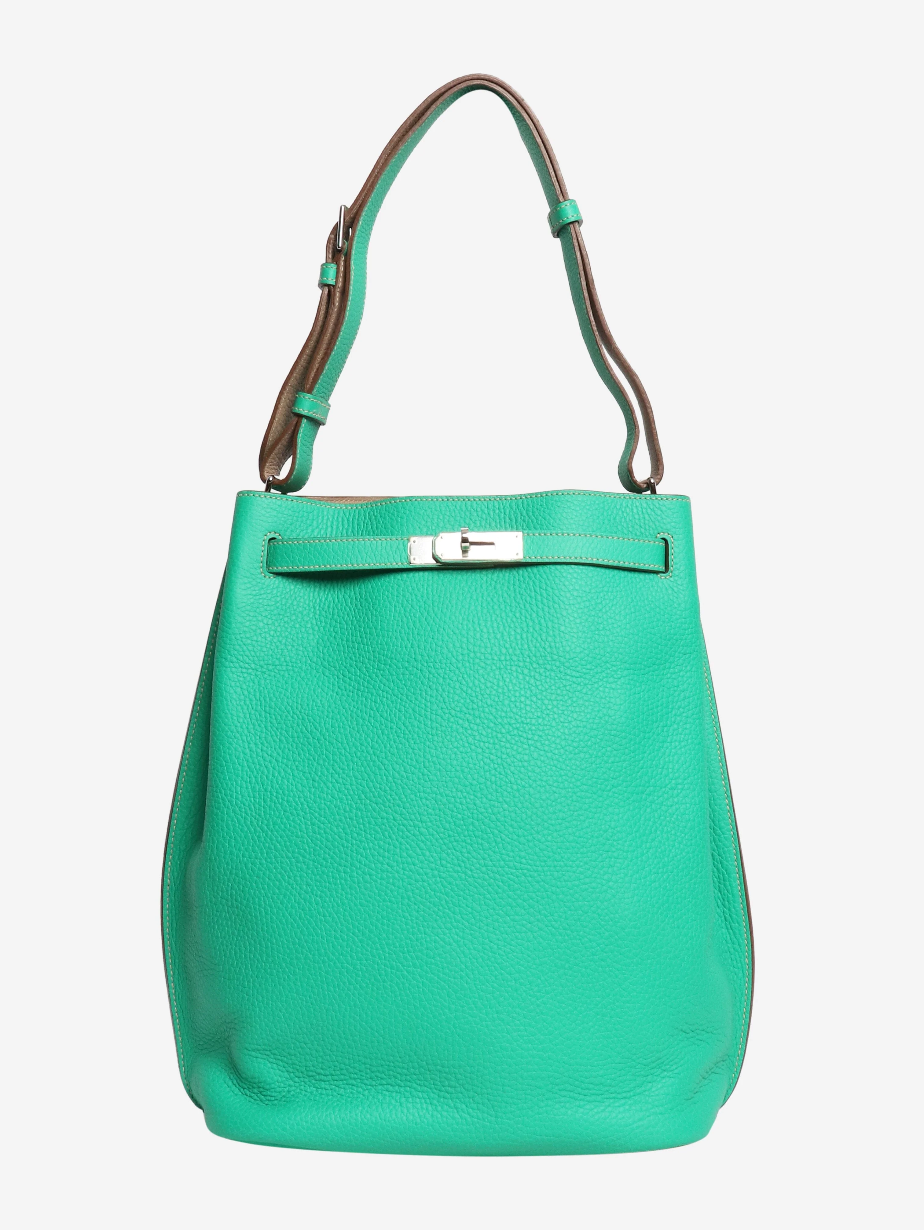 Green 2012 So Kelly shoulder bag