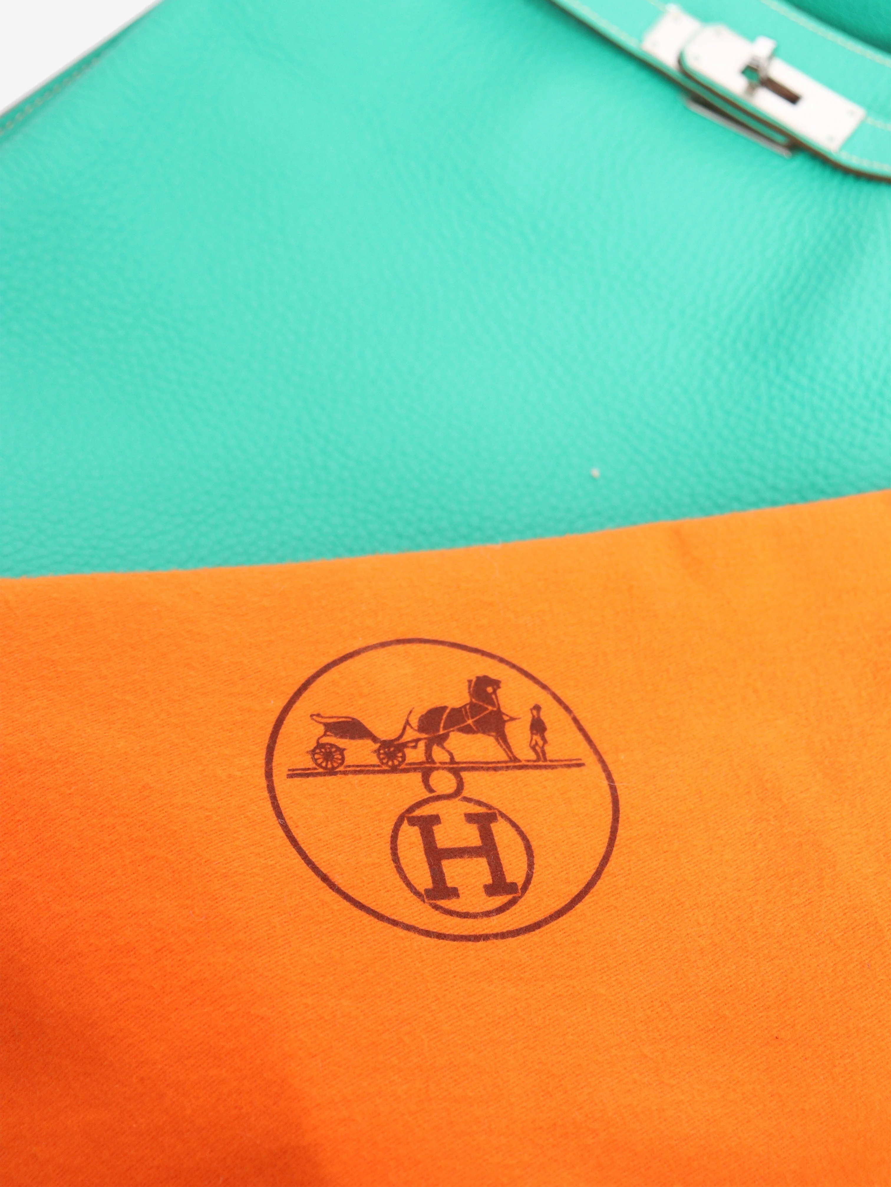 Green 2012 So Kelly shoulder bag - Image 11