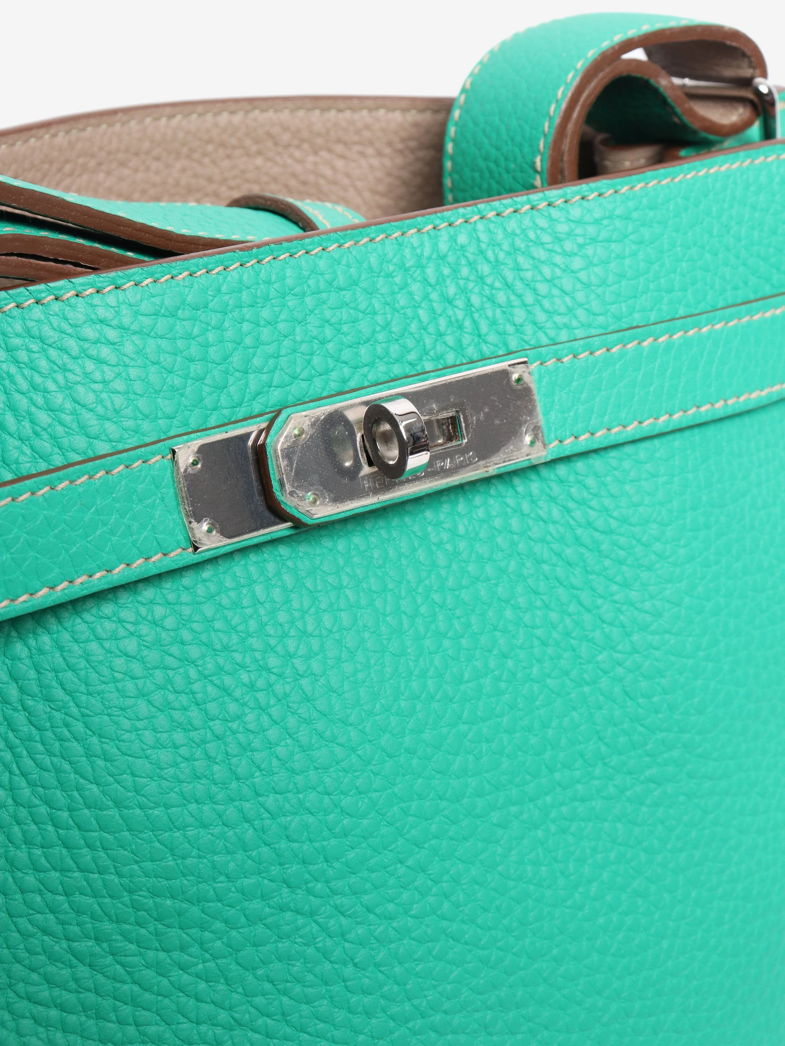 Green 2012 So Kelly shoulder bag - Image 7