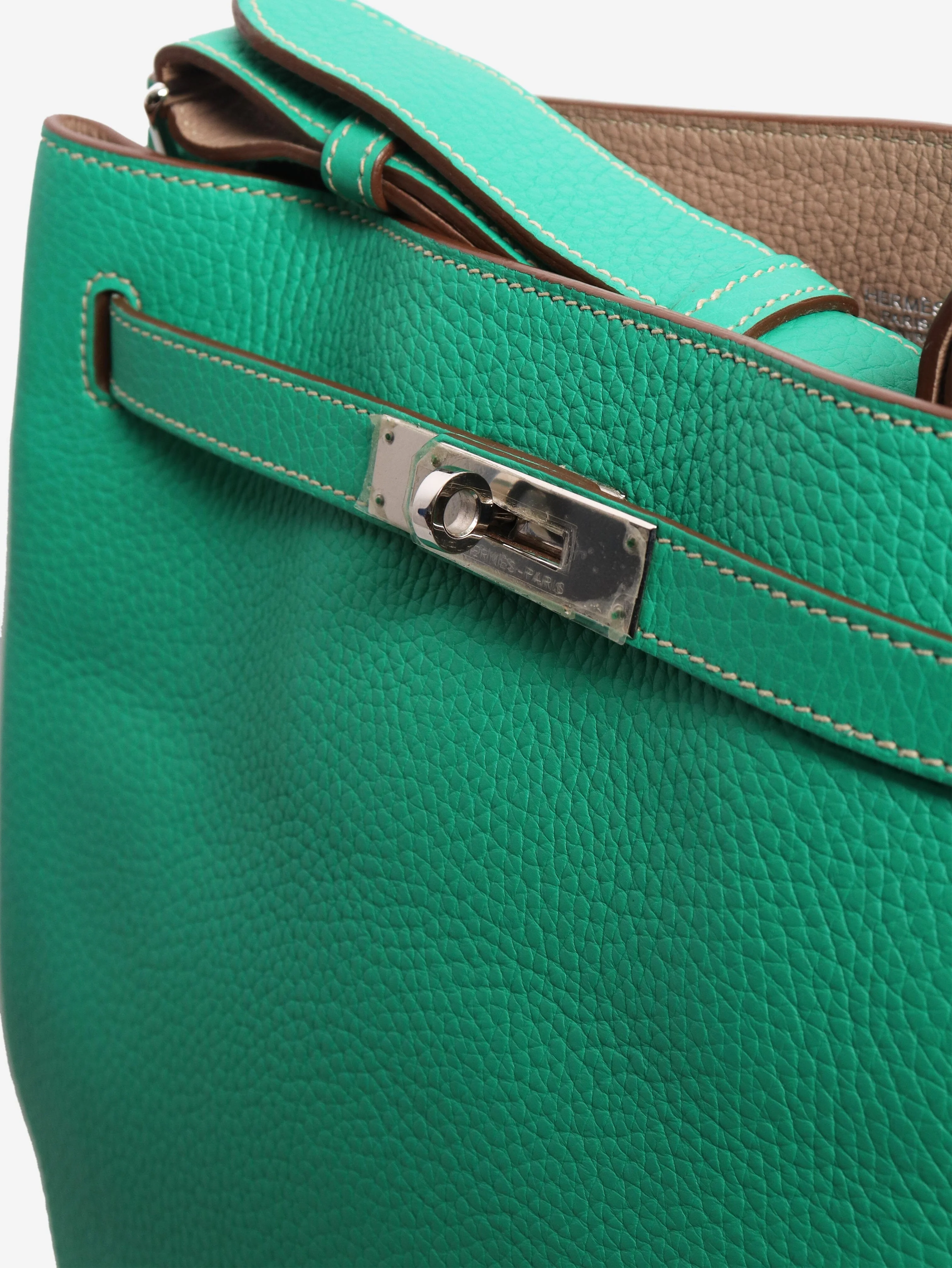 Green 2012 So Kelly shoulder bag - Image 8