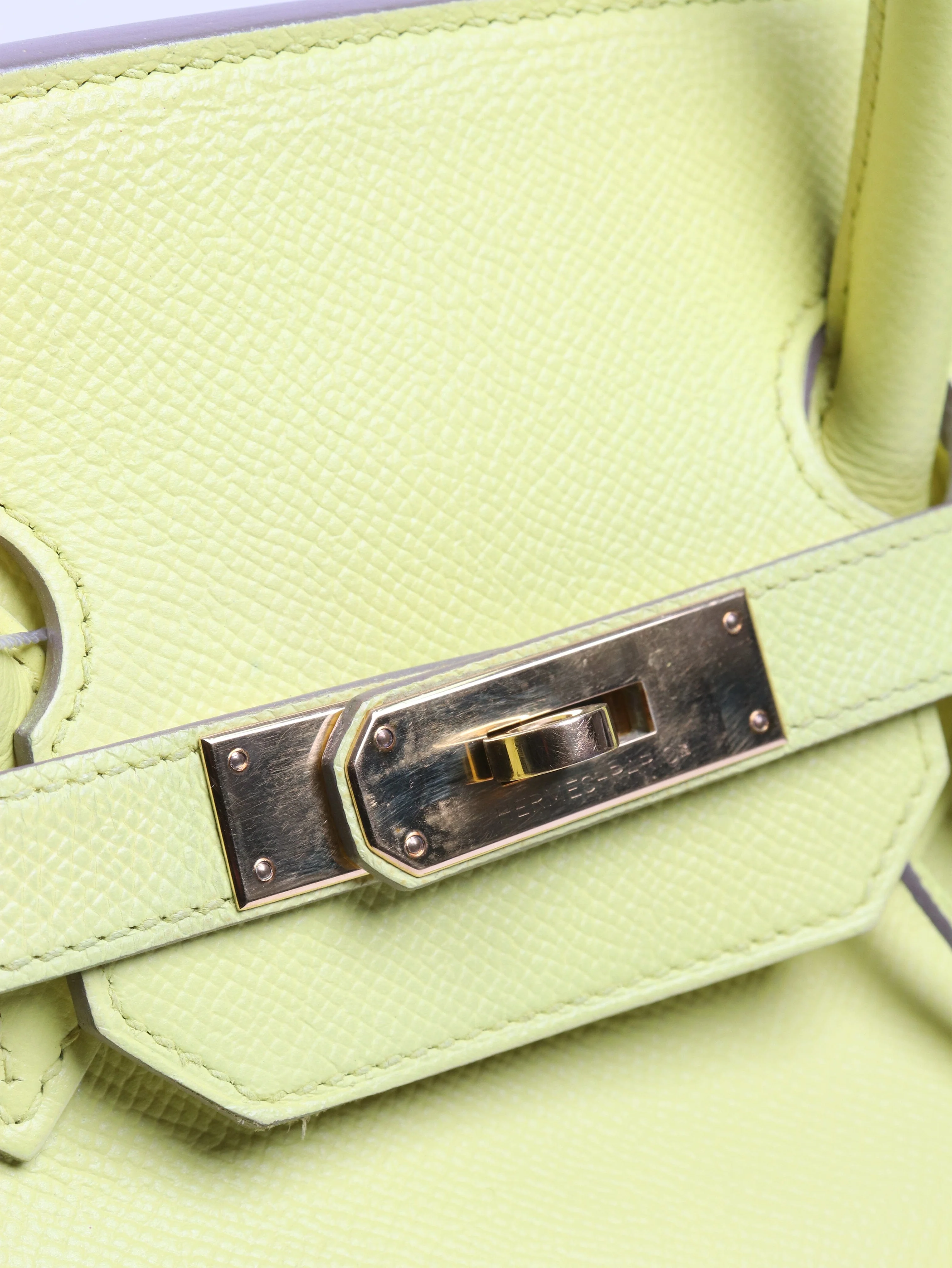 Lime Birkin 35 bag in Epsom leather - Image 6