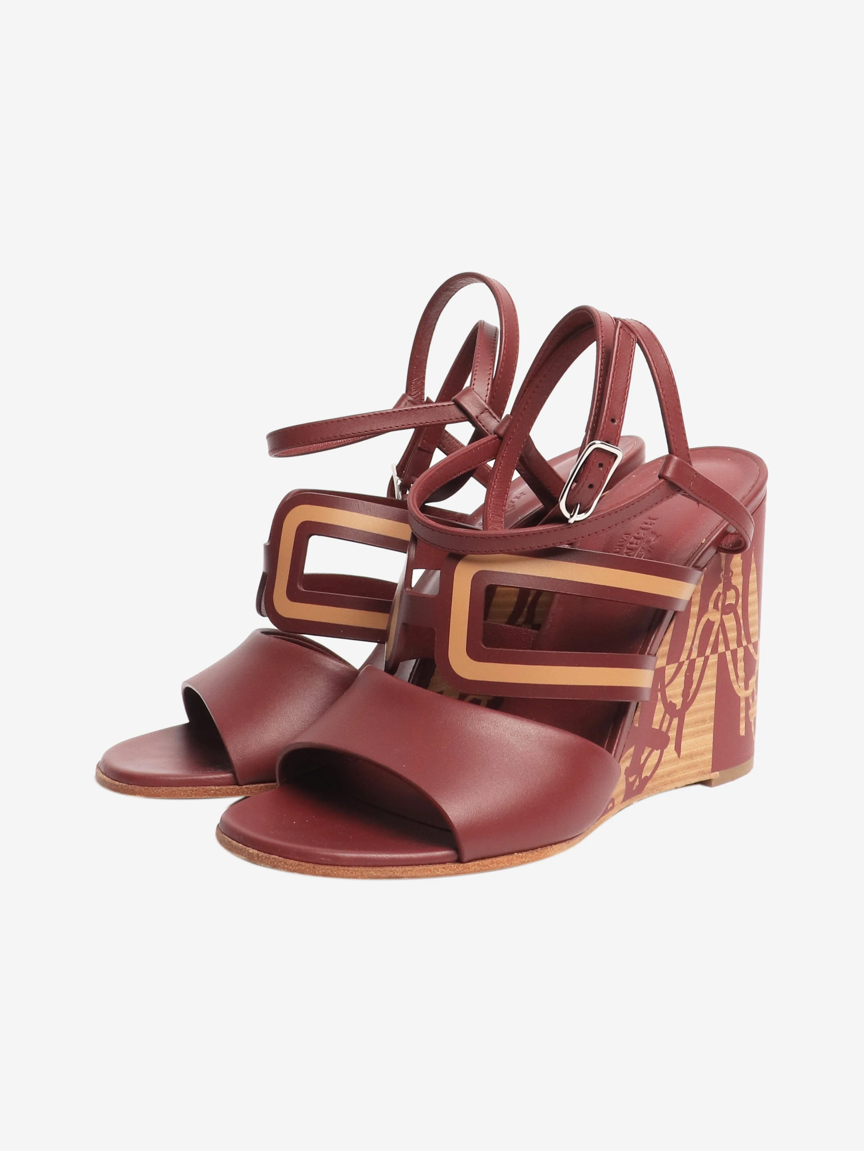 Maroon Klara 100 sandals - size EU 38 (UK 5) - Image 2