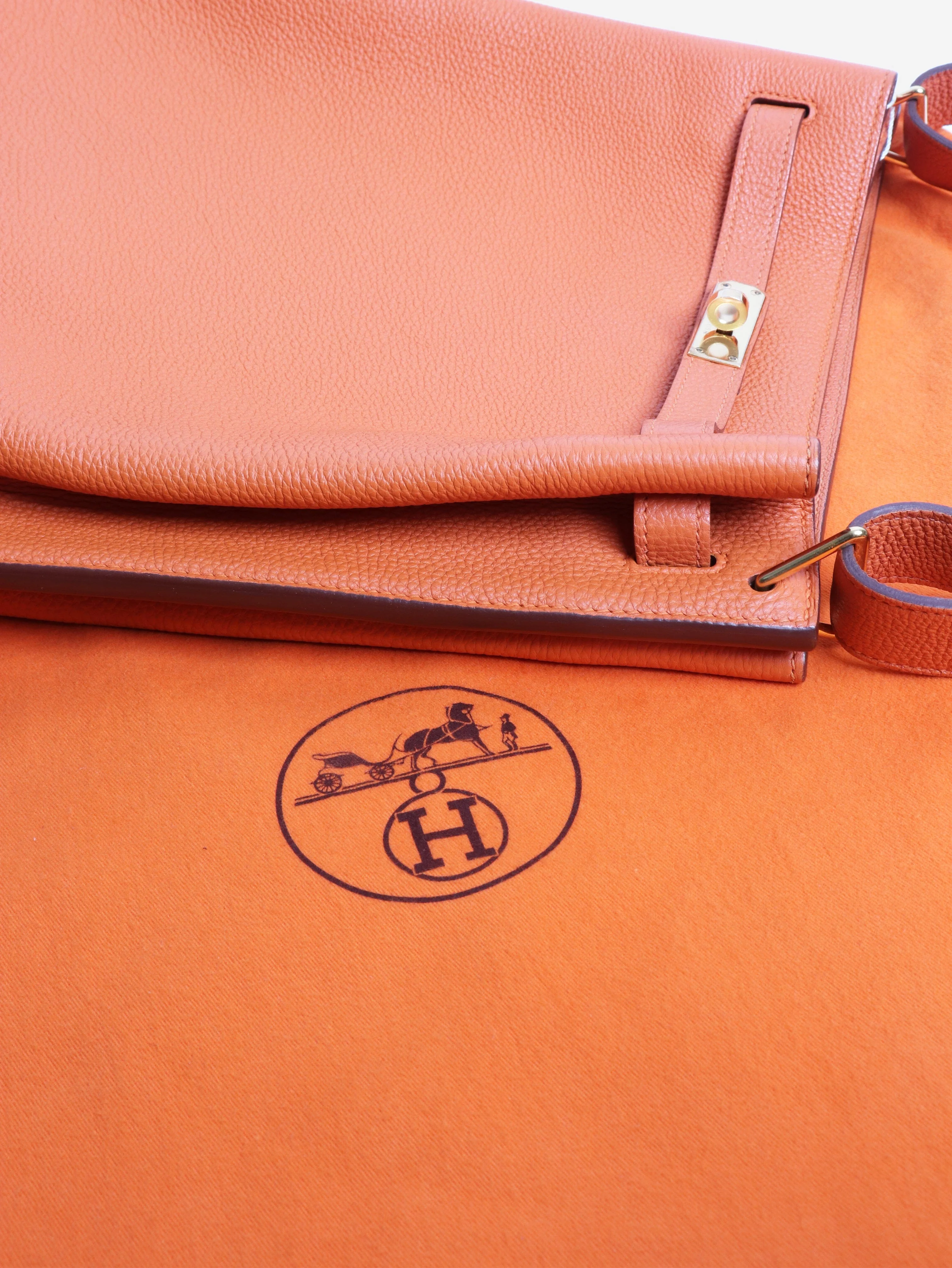 Orange 2011 So Kelly shoulder bag - Image 6