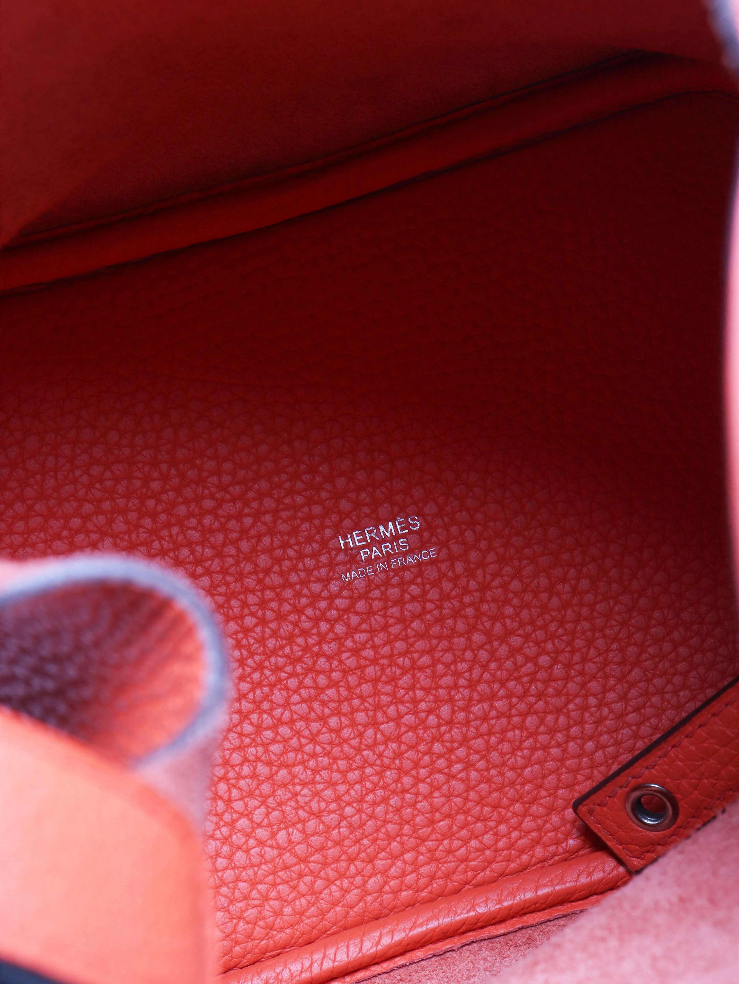 Orange Clemence 18 Picotin Lock handbag - Image 6