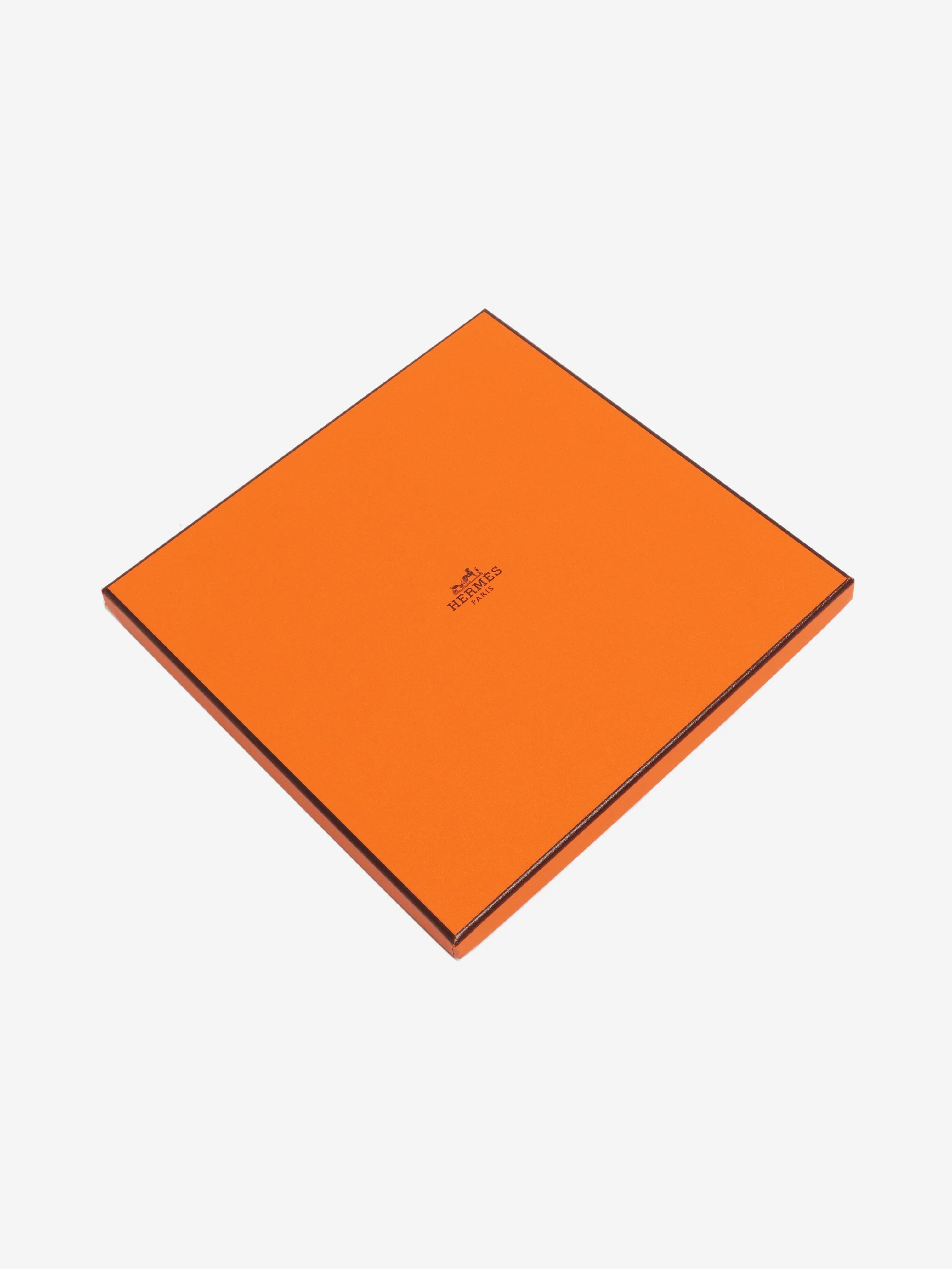 Orange silk feather scarf - Image 5