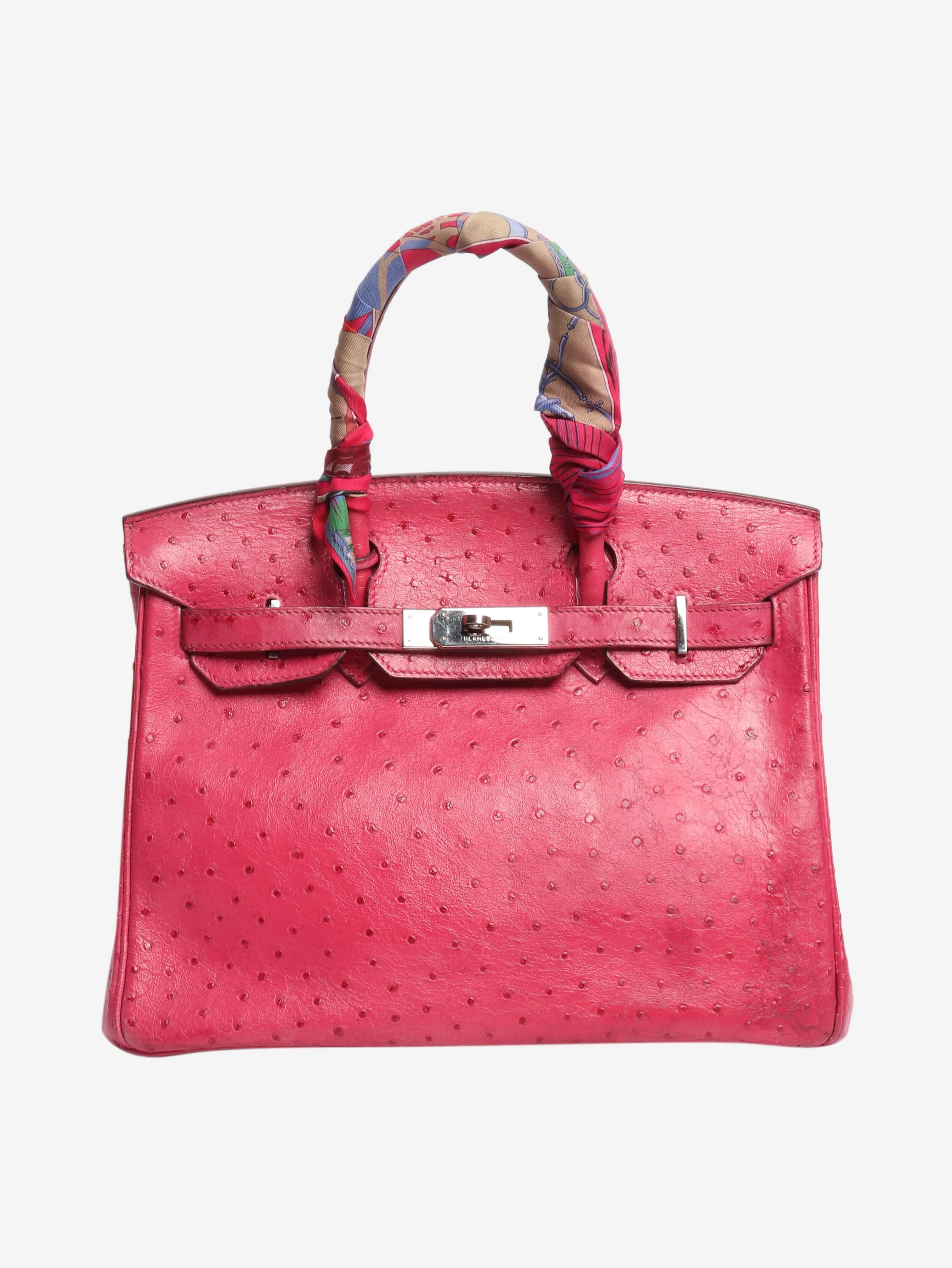Pink 2004 Birkin 30 fuchsia ostrich