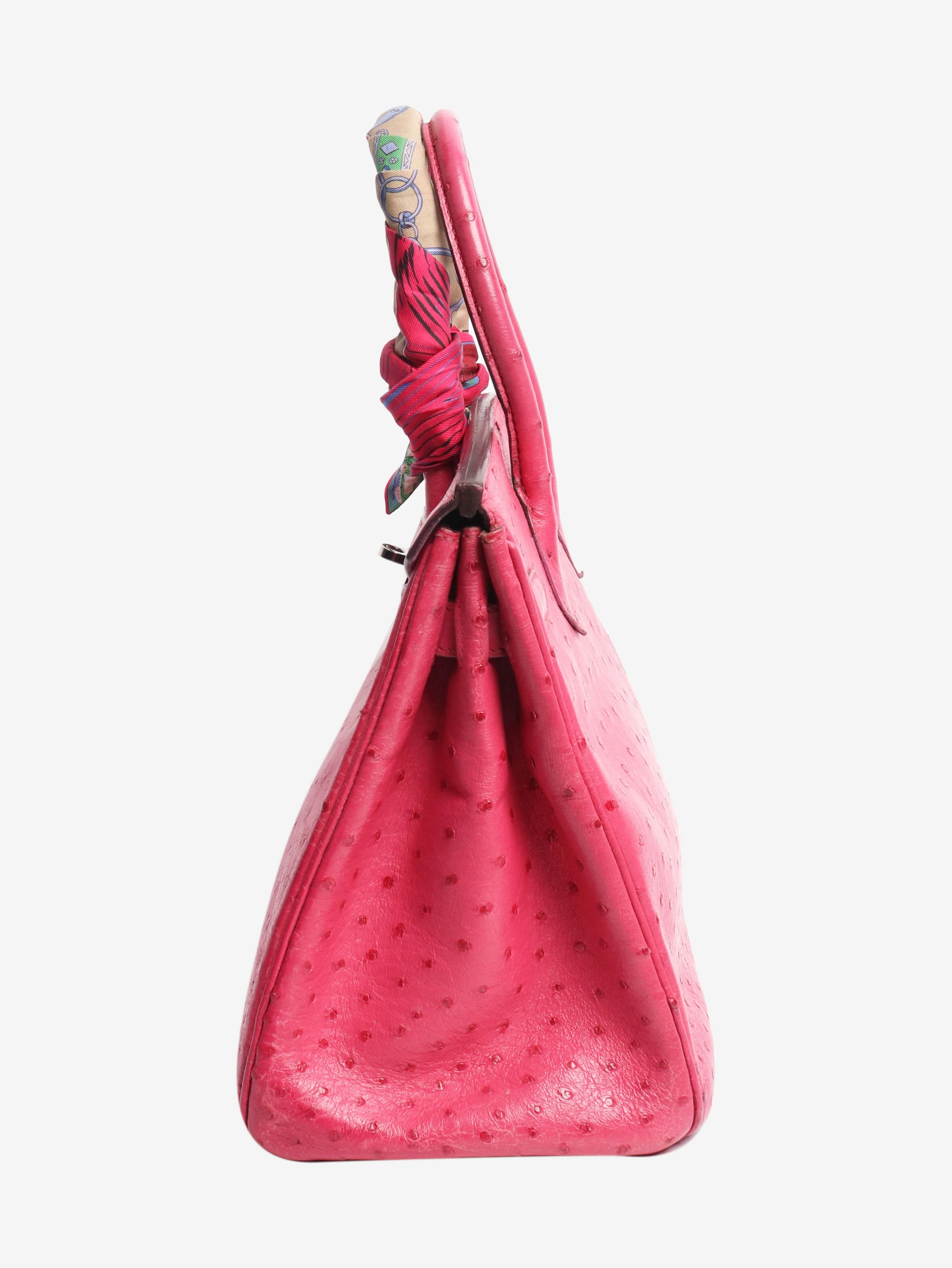 Pink 2004 Birkin 30 fuchsia ostrich - Image 2