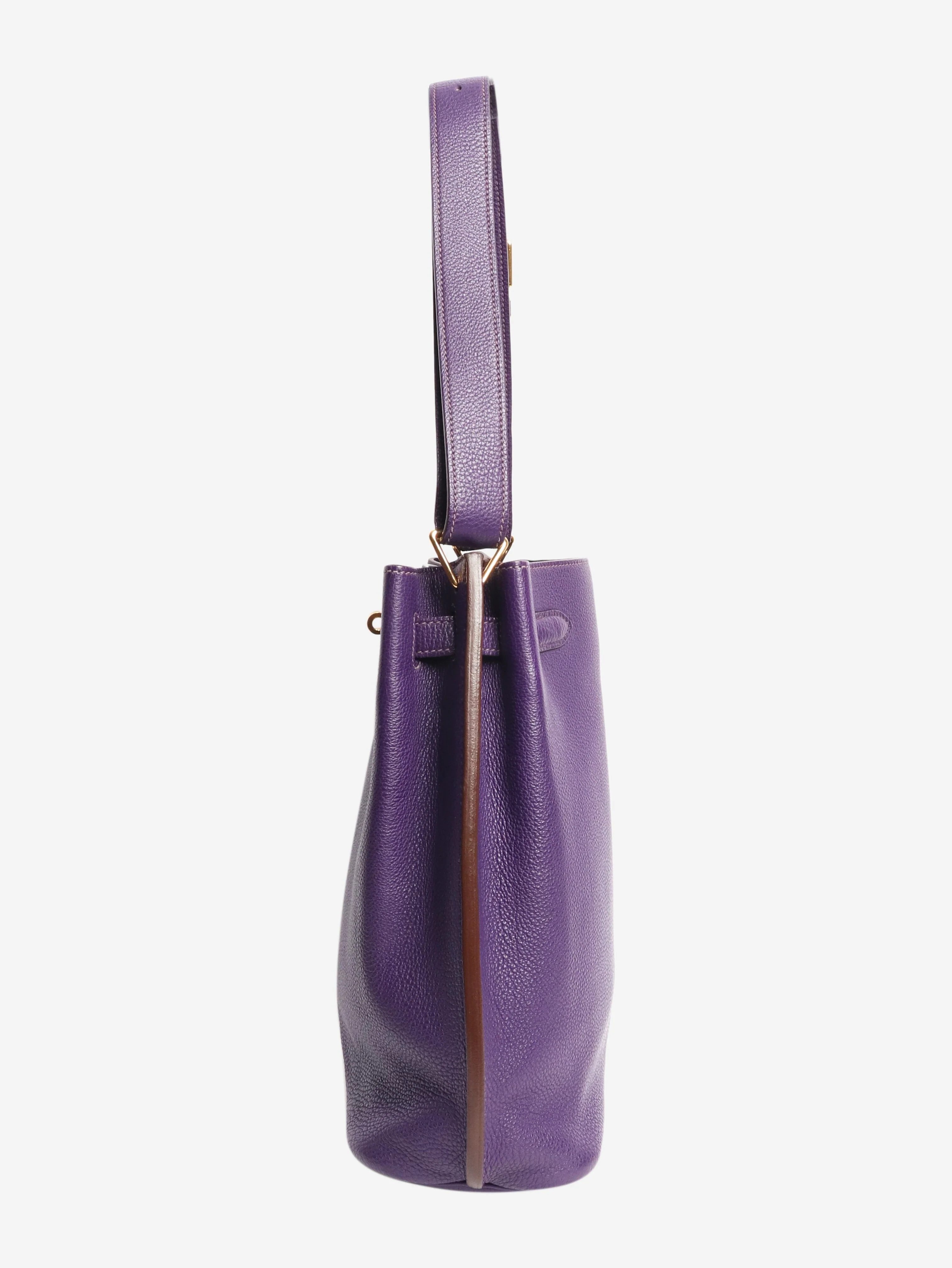 Purple 2010 So Kelly shoulder bag - Image 2