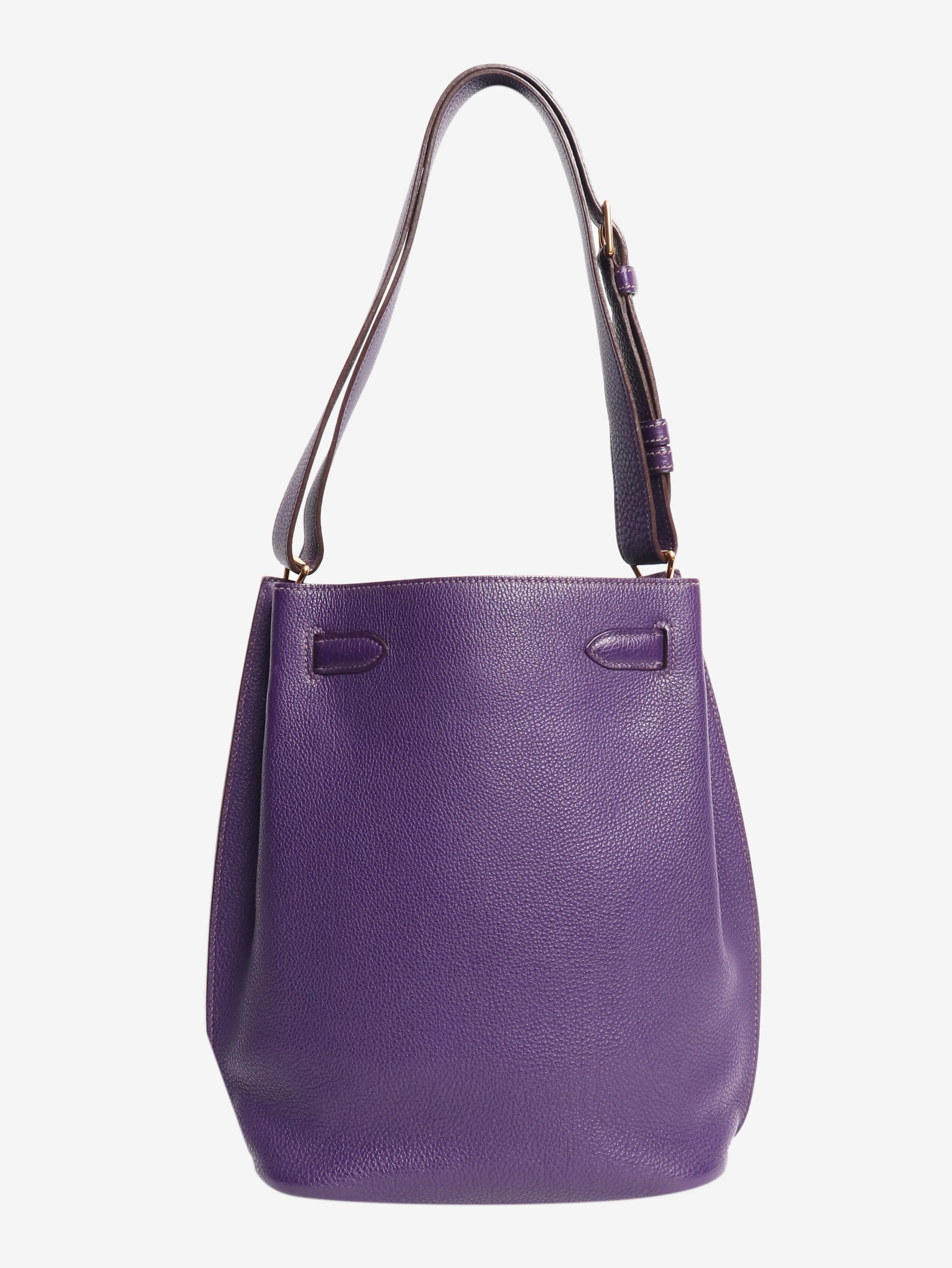 Purple 2010 So Kelly shoulder bag - Image 3