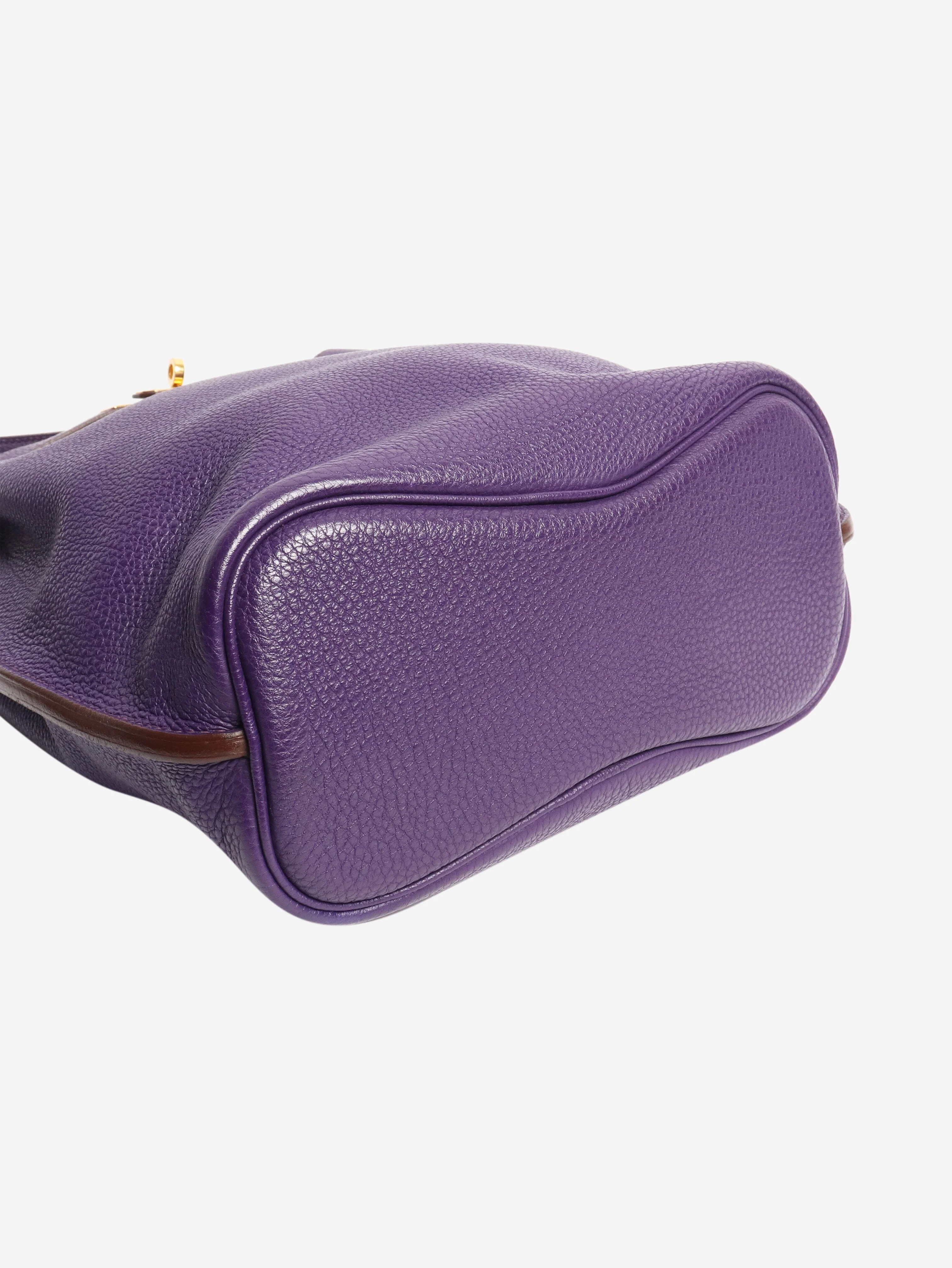 Purple 2010 So Kelly shoulder bag - Image 4