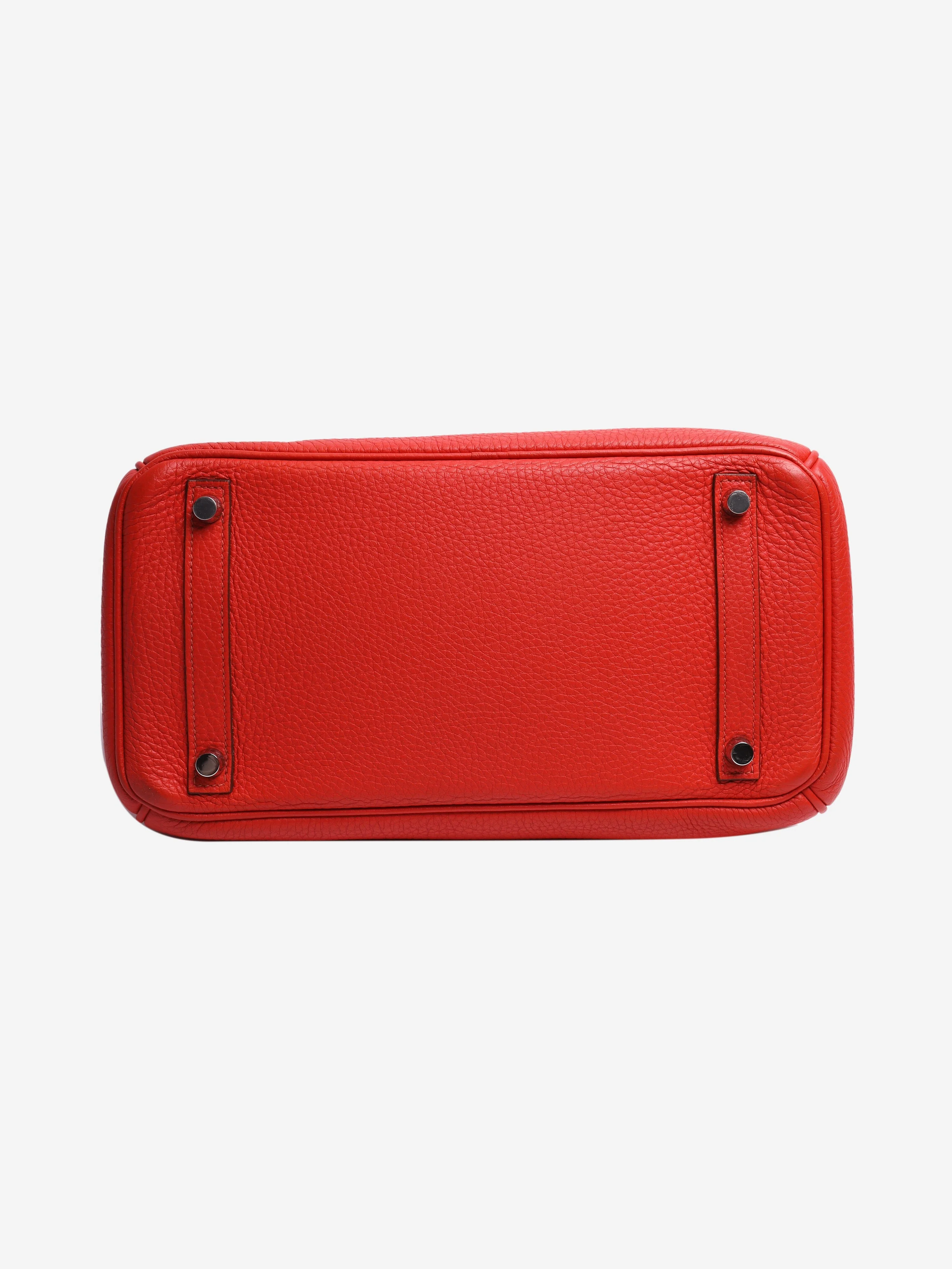 Red Birkin 30 PHW - Image 3