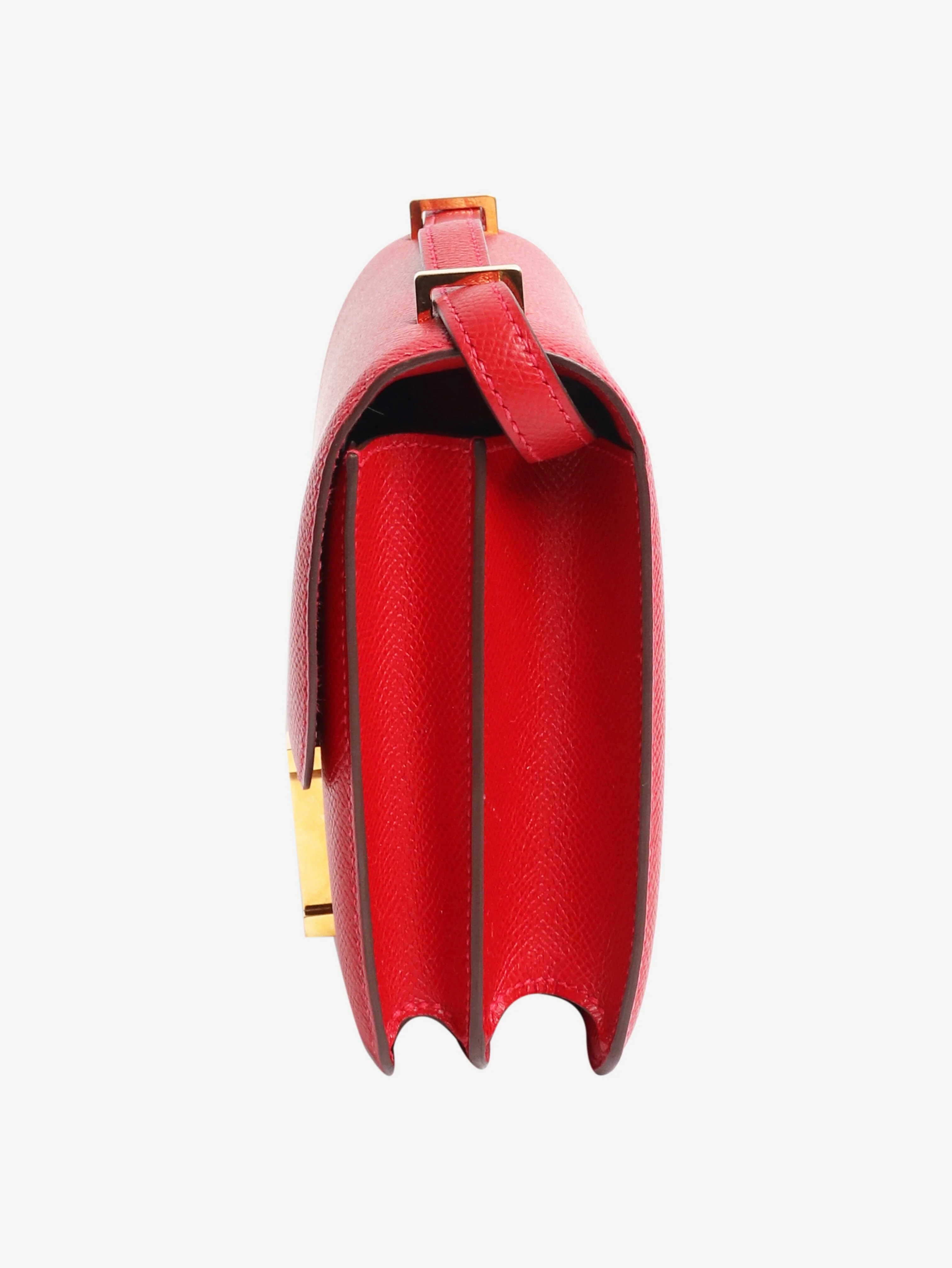 Red Constance 18 bag in Epsom leather - Image 4