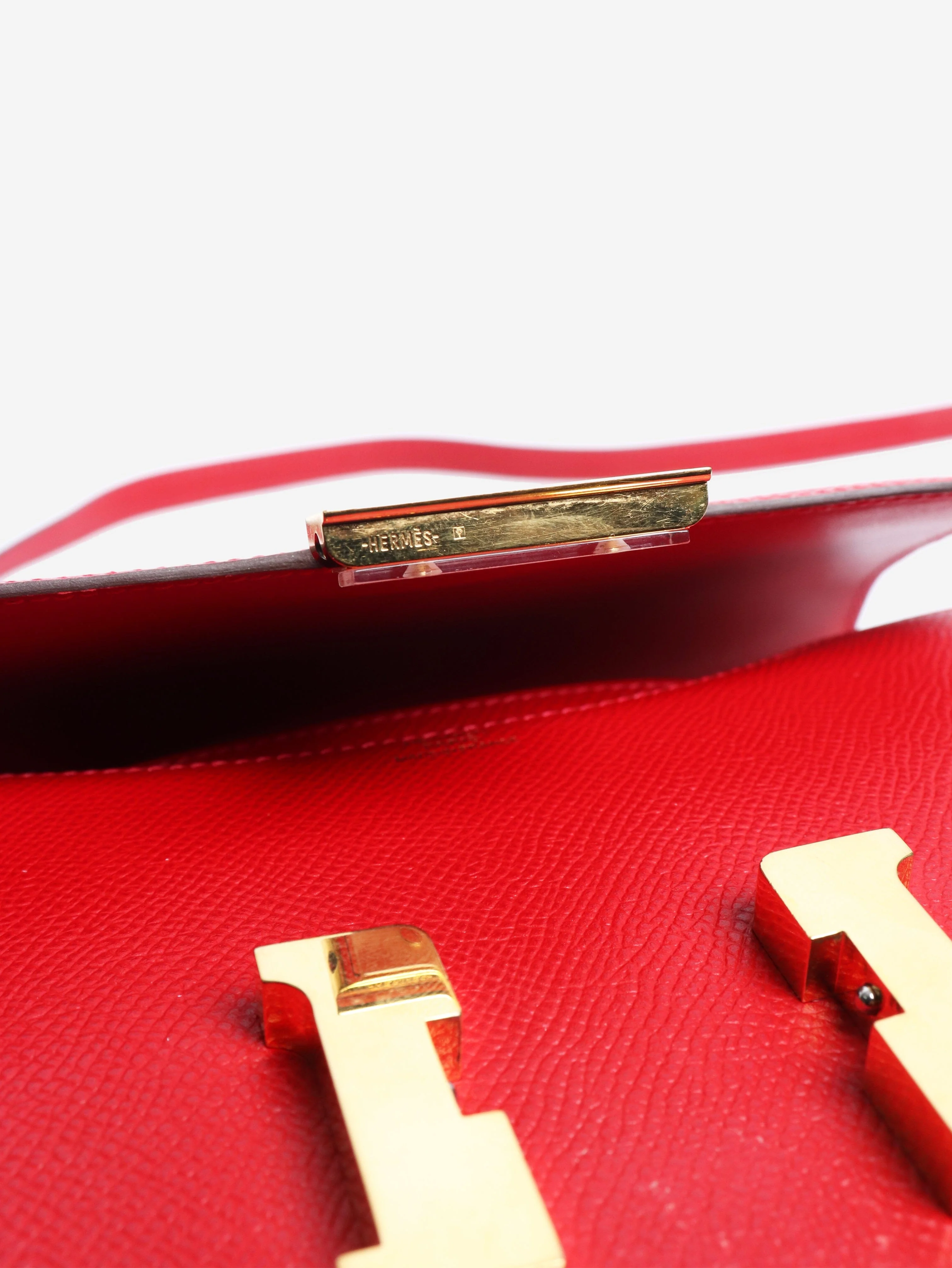 Red Constance 18 bag in Epsom leather - Image 6