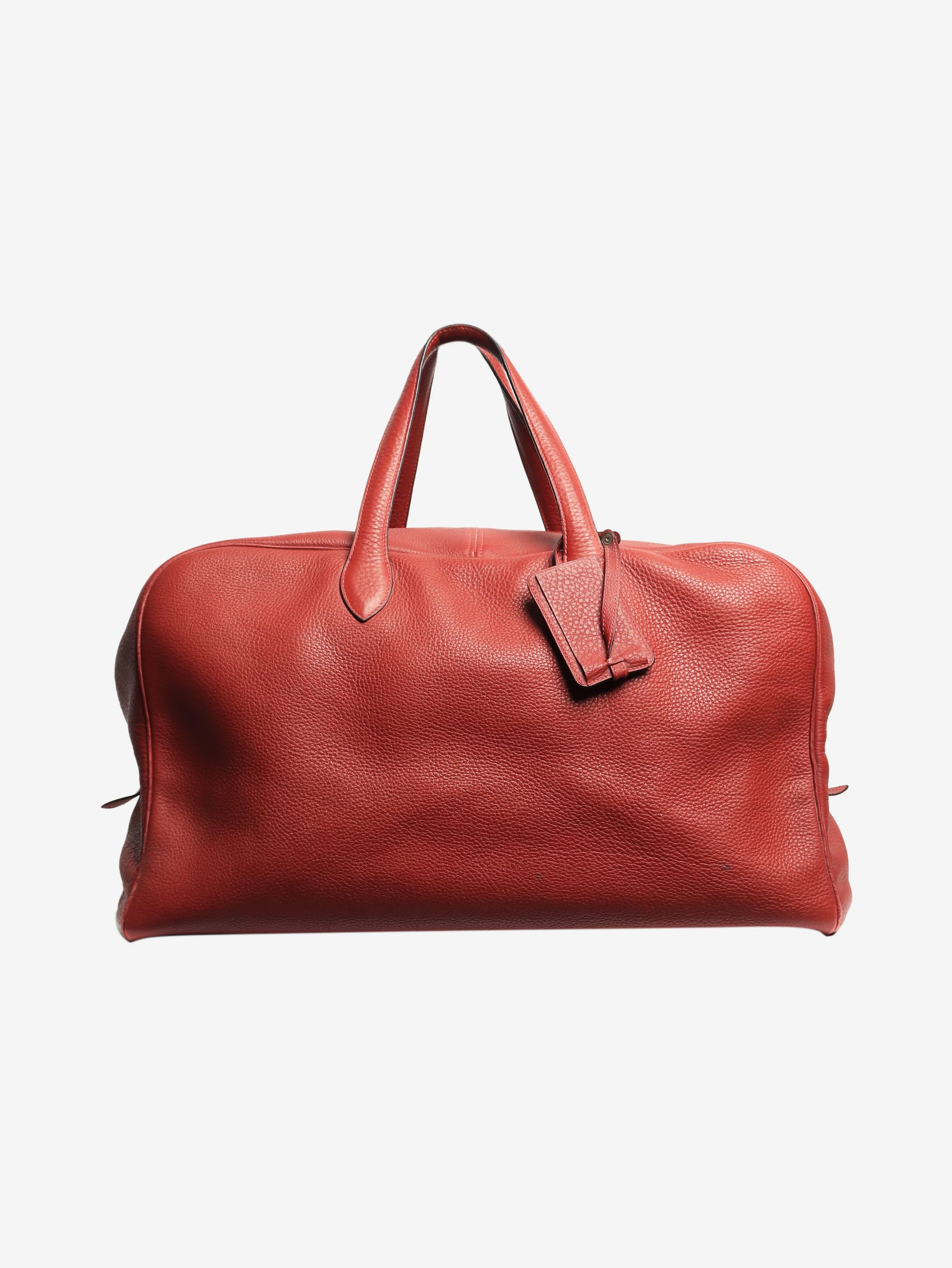 Red vintage 2001 Victoria 50 duffle bag
