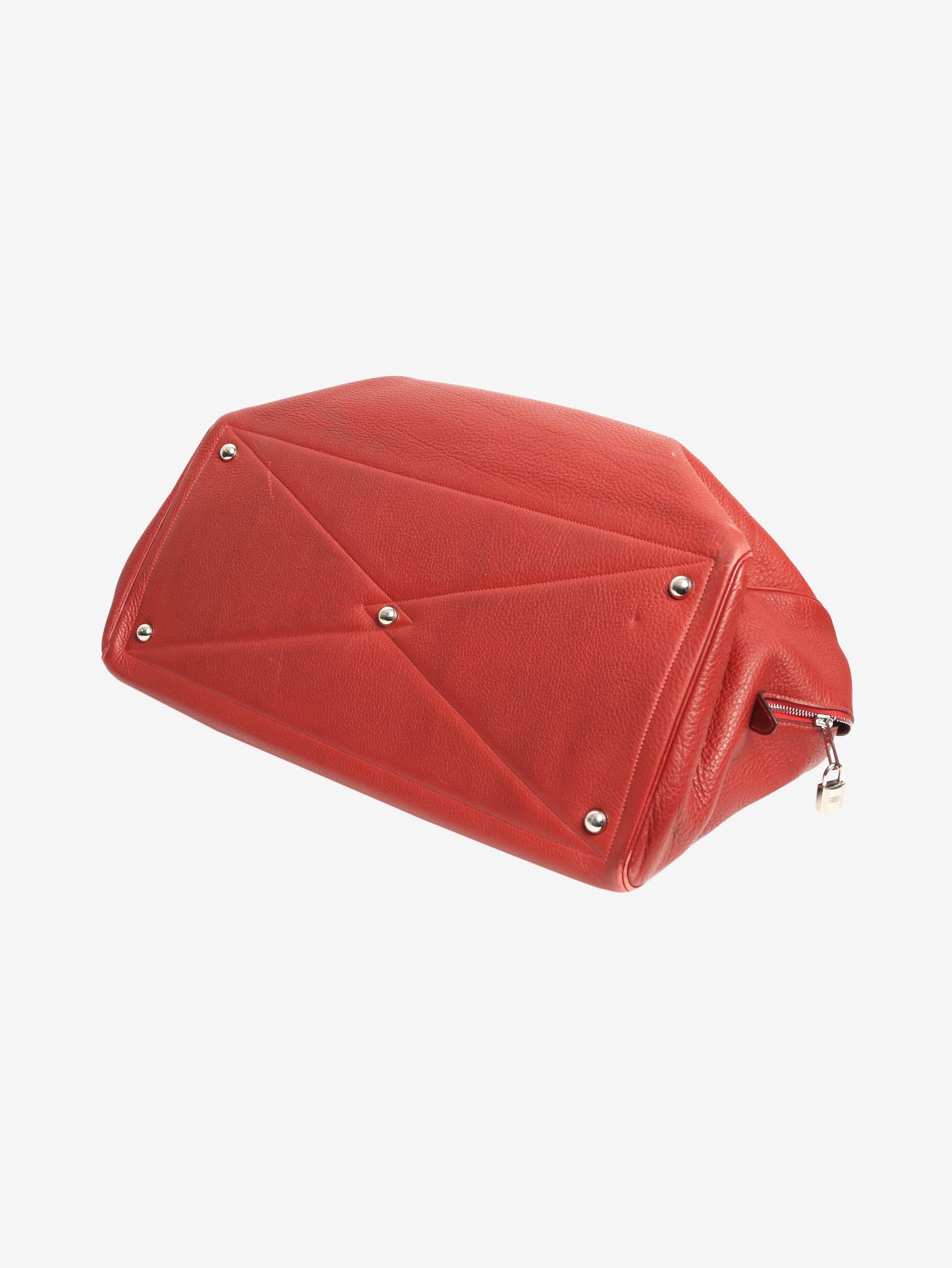 Red vintage 2001 Victoria 50 duffle bag - Image 7