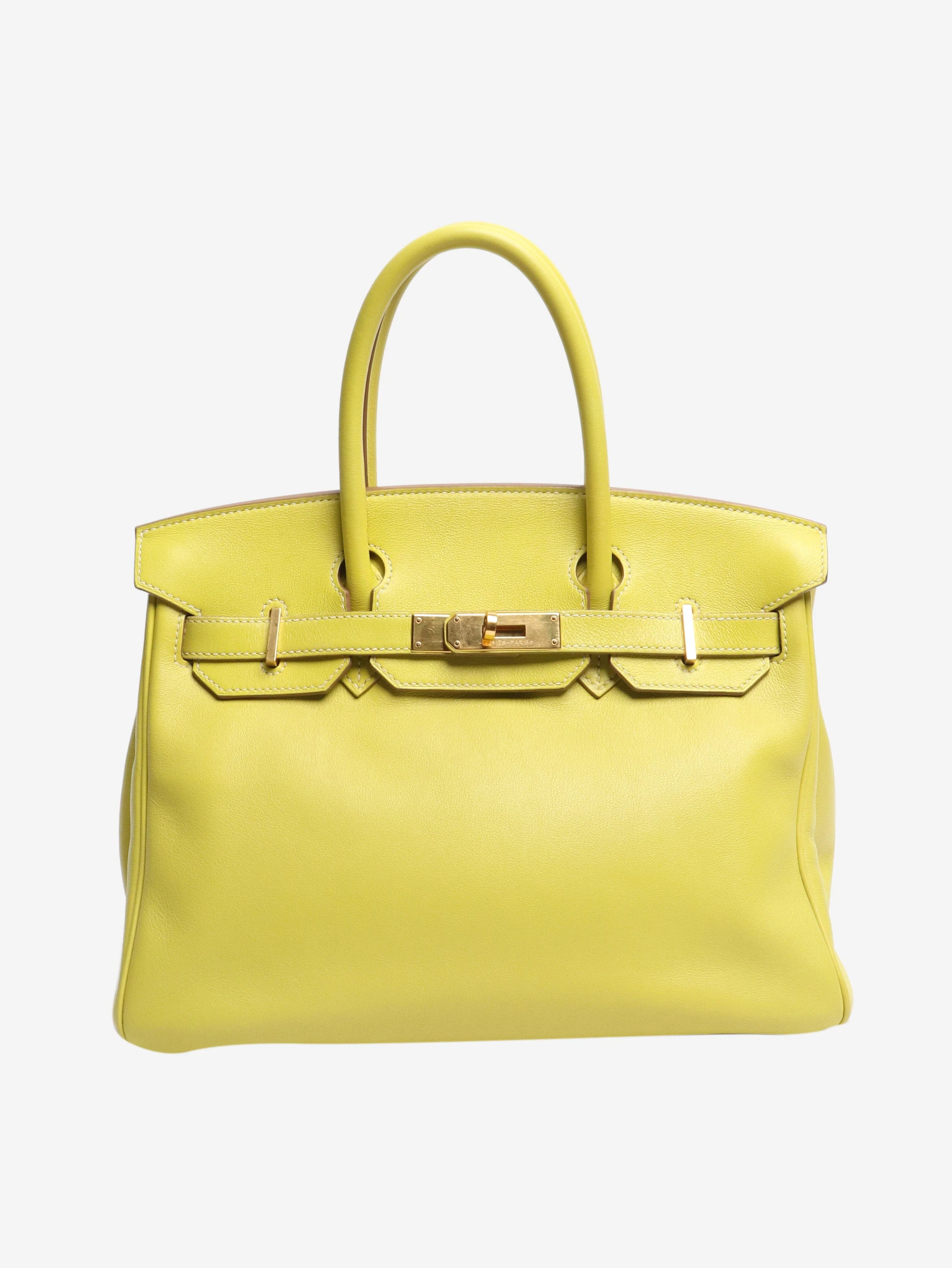 Yellow 2011 Birkin 30 bag