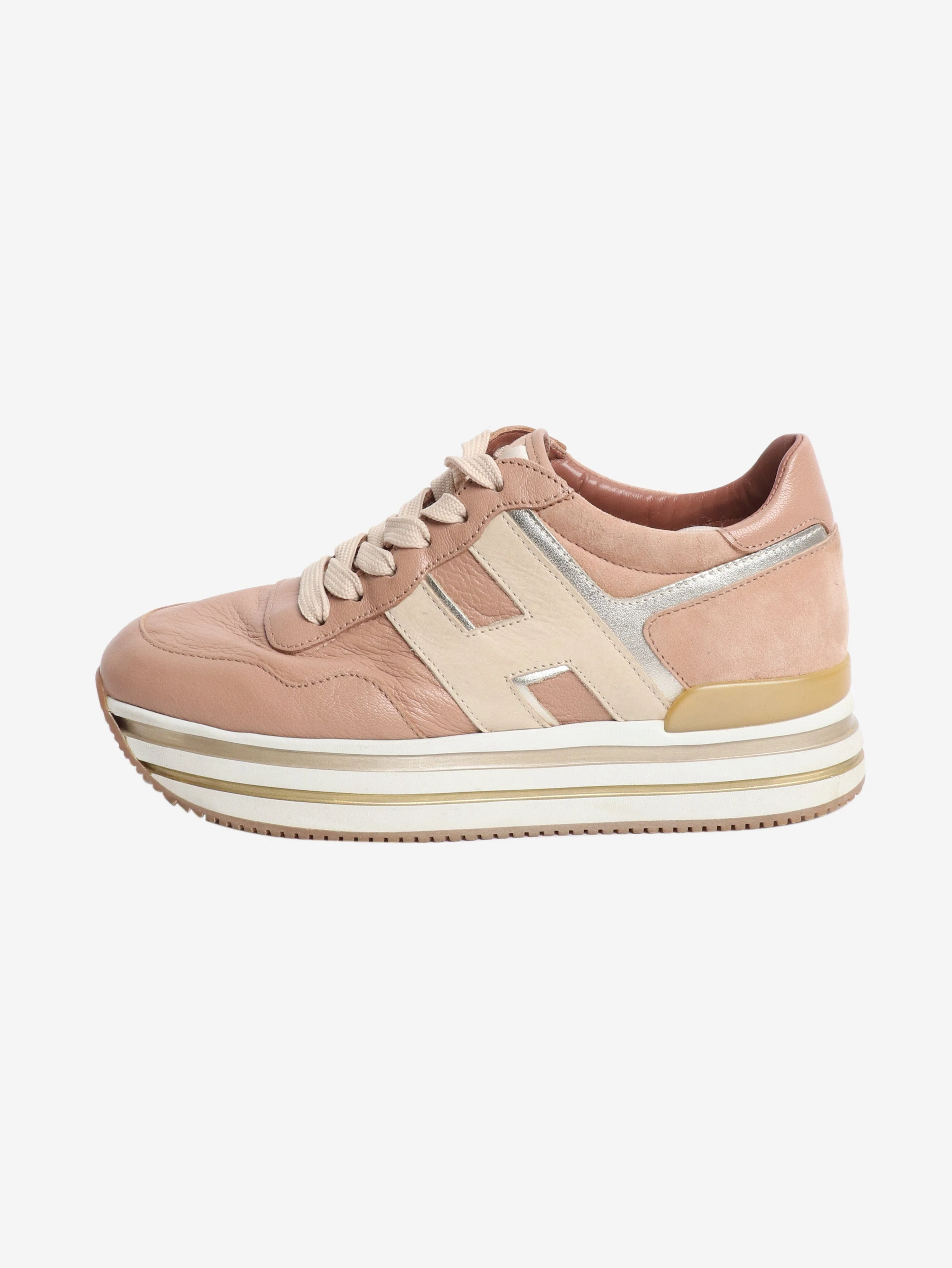 Blush midi platform H483 sneakers - size EU 36.5