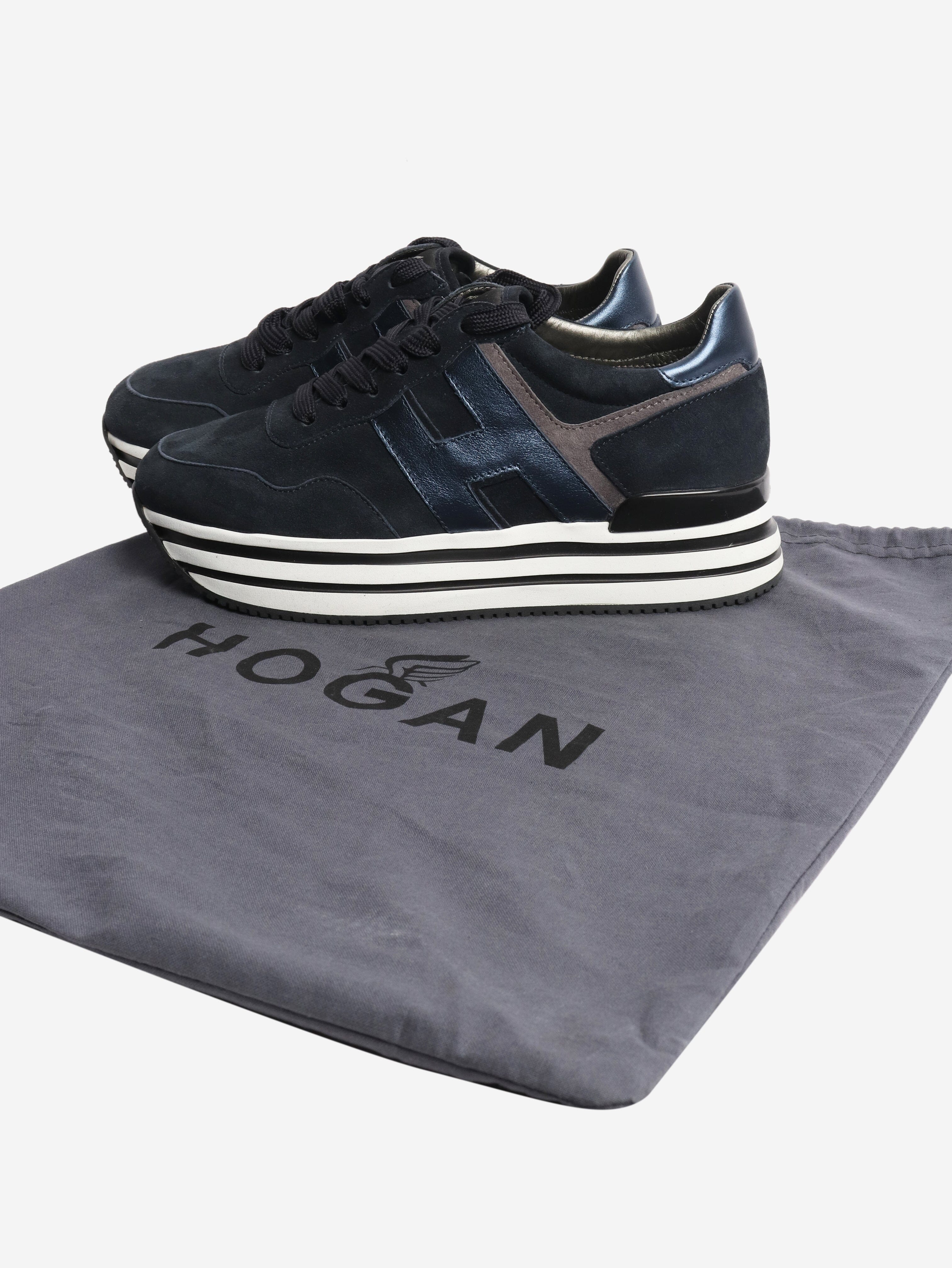 Navy midi platform H483 sneakers - size EU 36.5 - Image 6
