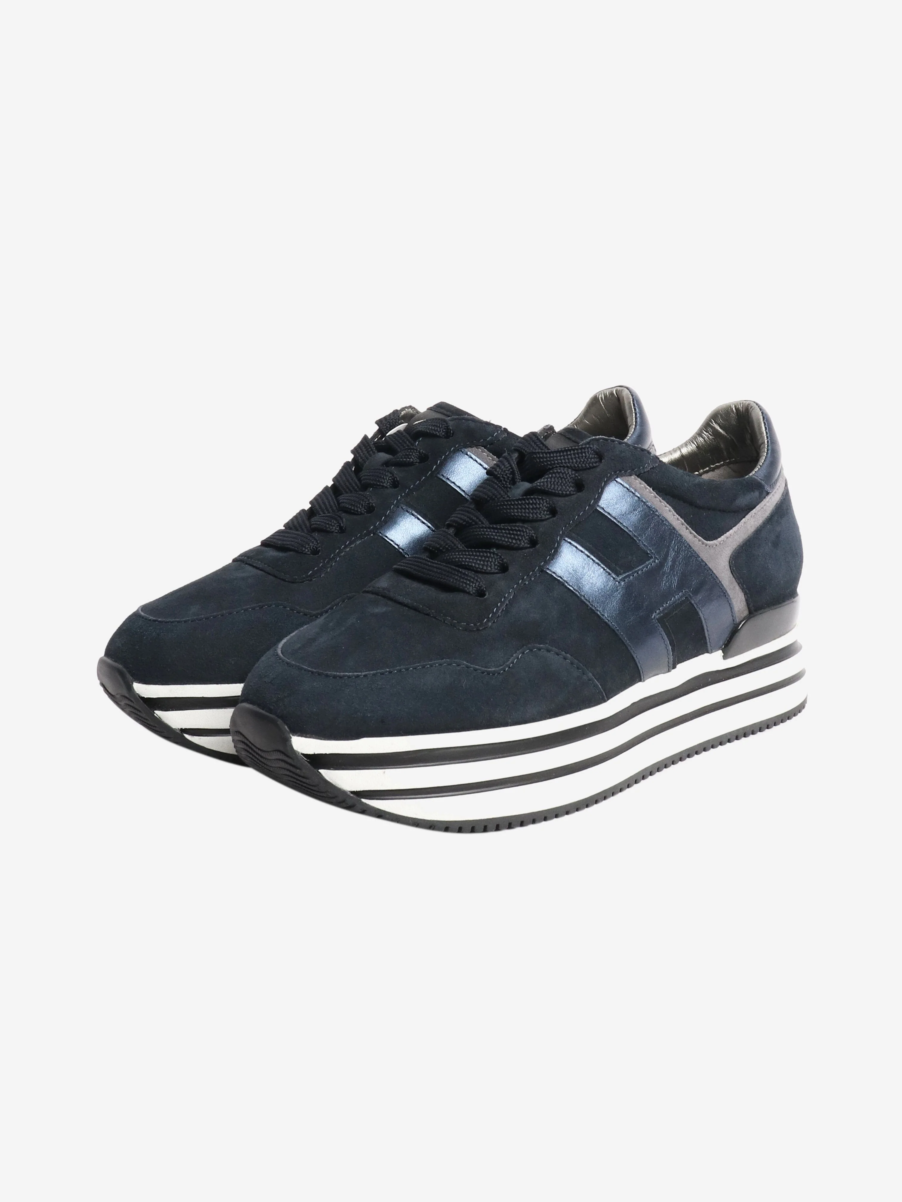 Navy midi platform H483 sneakers - size EU 37 - Image 2