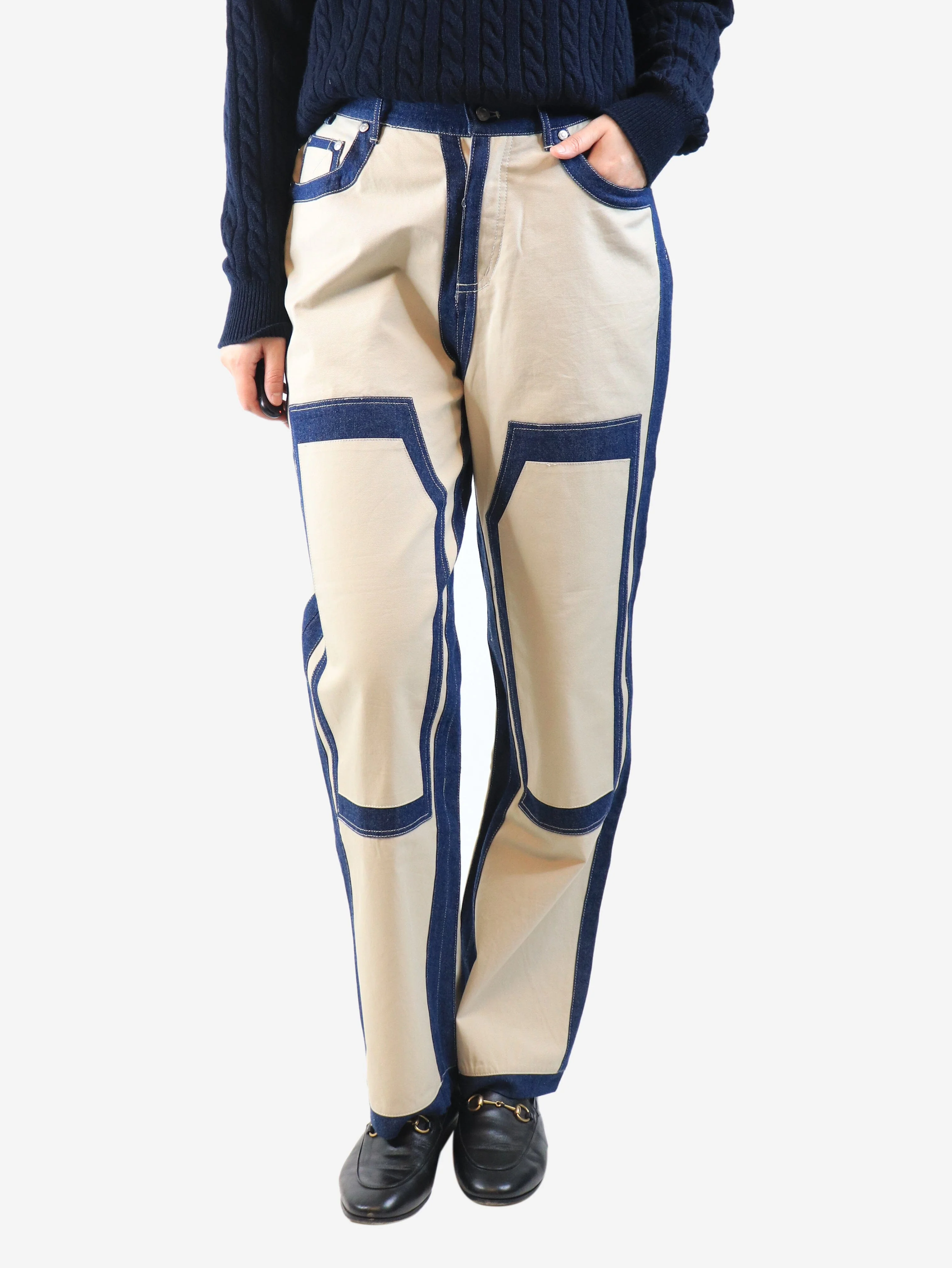 Neutral painter pants - size S