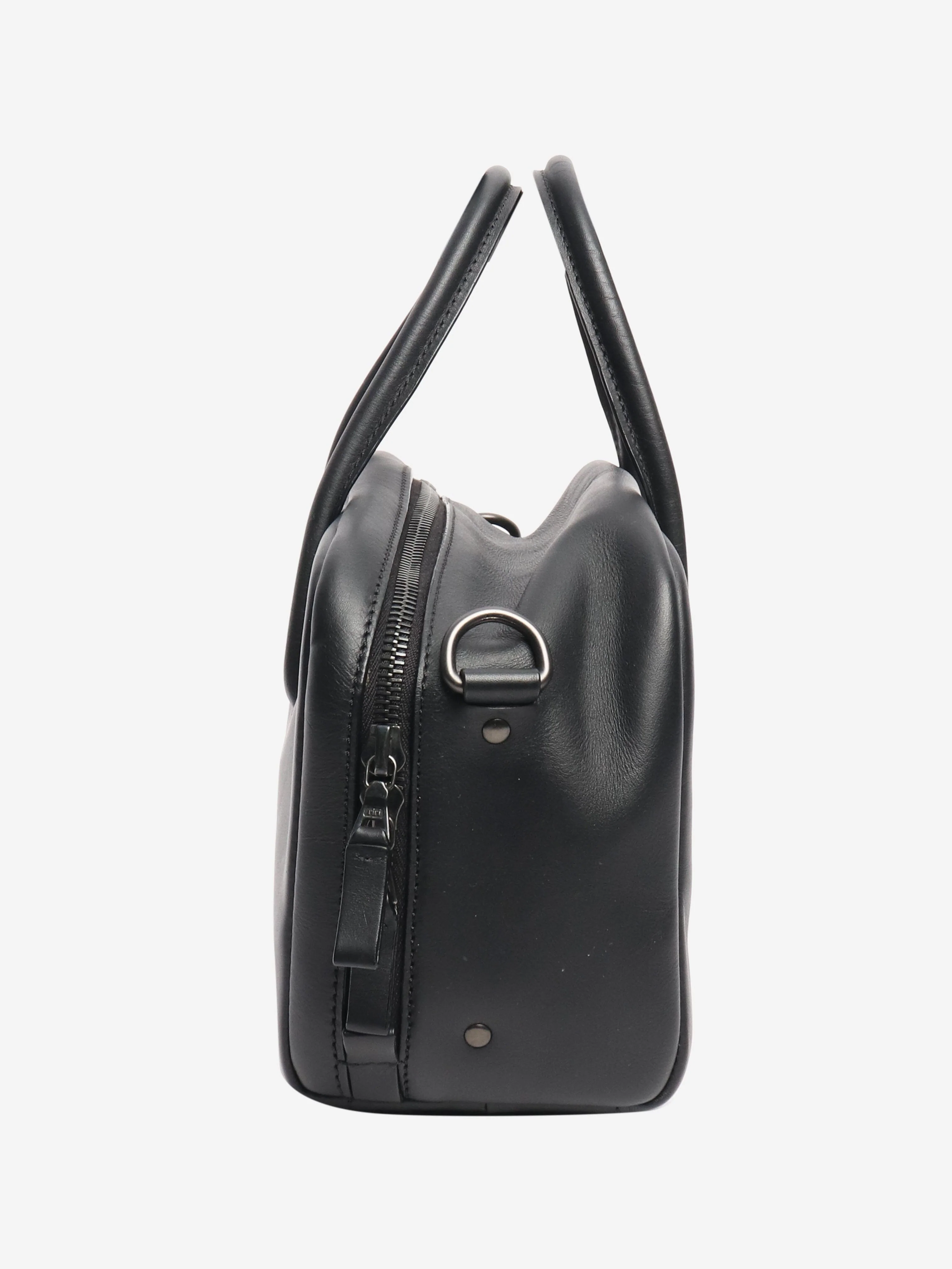 Black leather 2way crossbody bag - Image 4