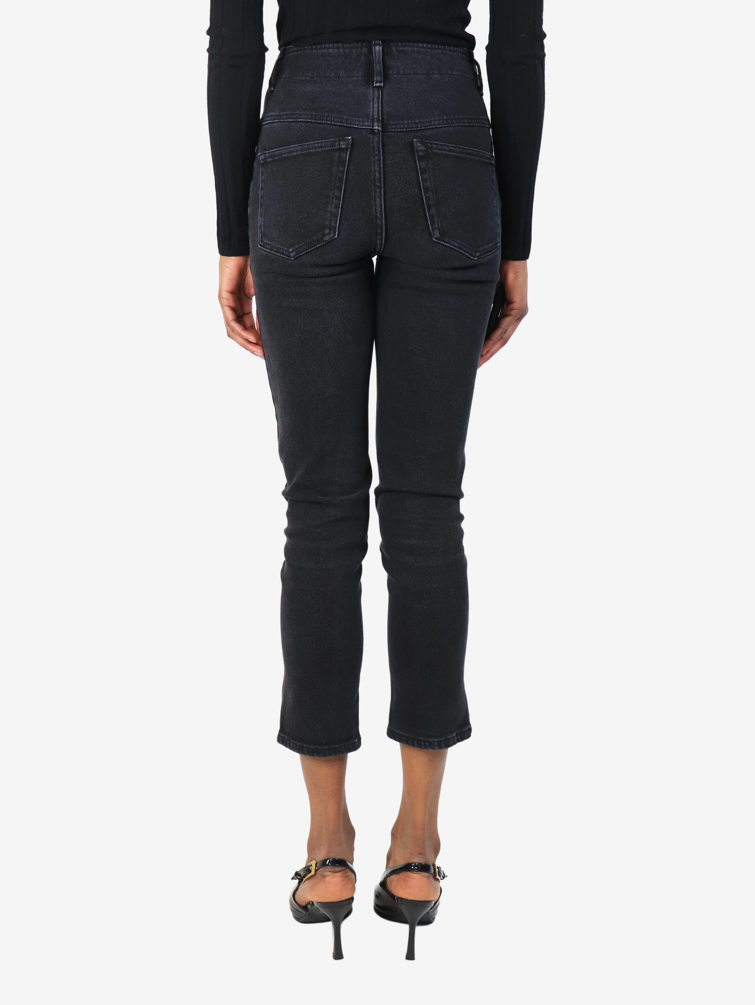 Black jeans - size UK 6 - Image 3