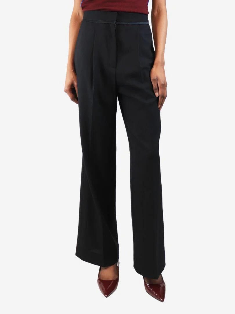Black Lara trousers - size UK 8
