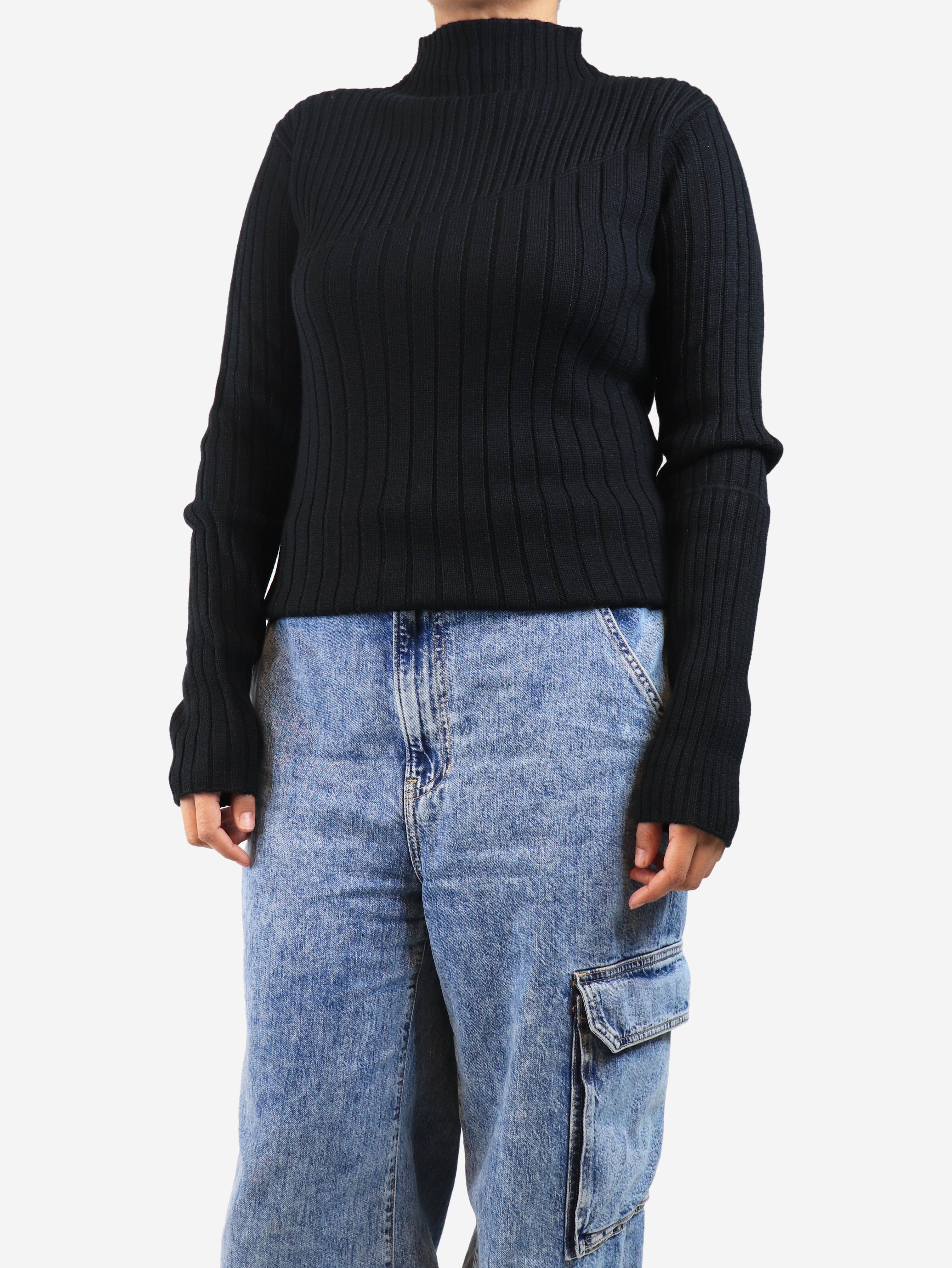 Black Nina knit top - size L - Image 3