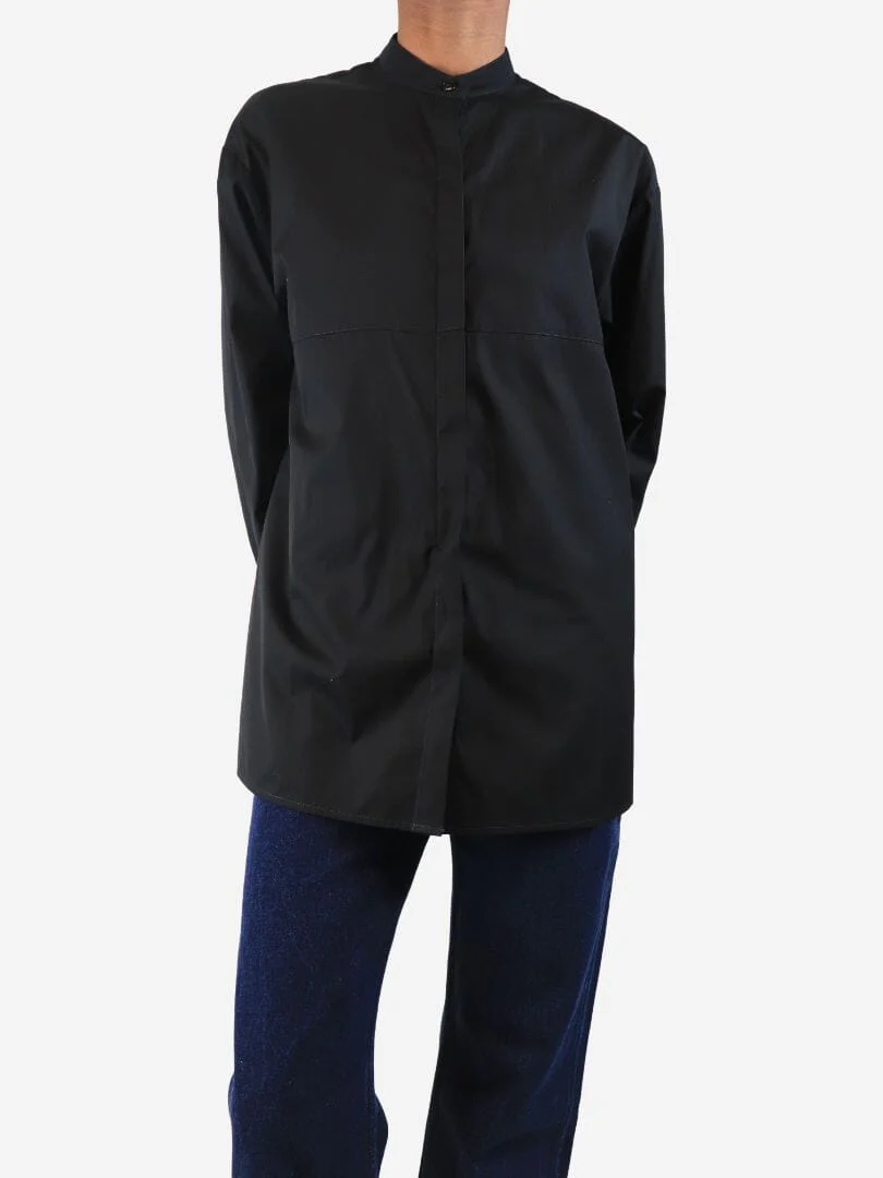 Black Stevie shirt - size UK 6